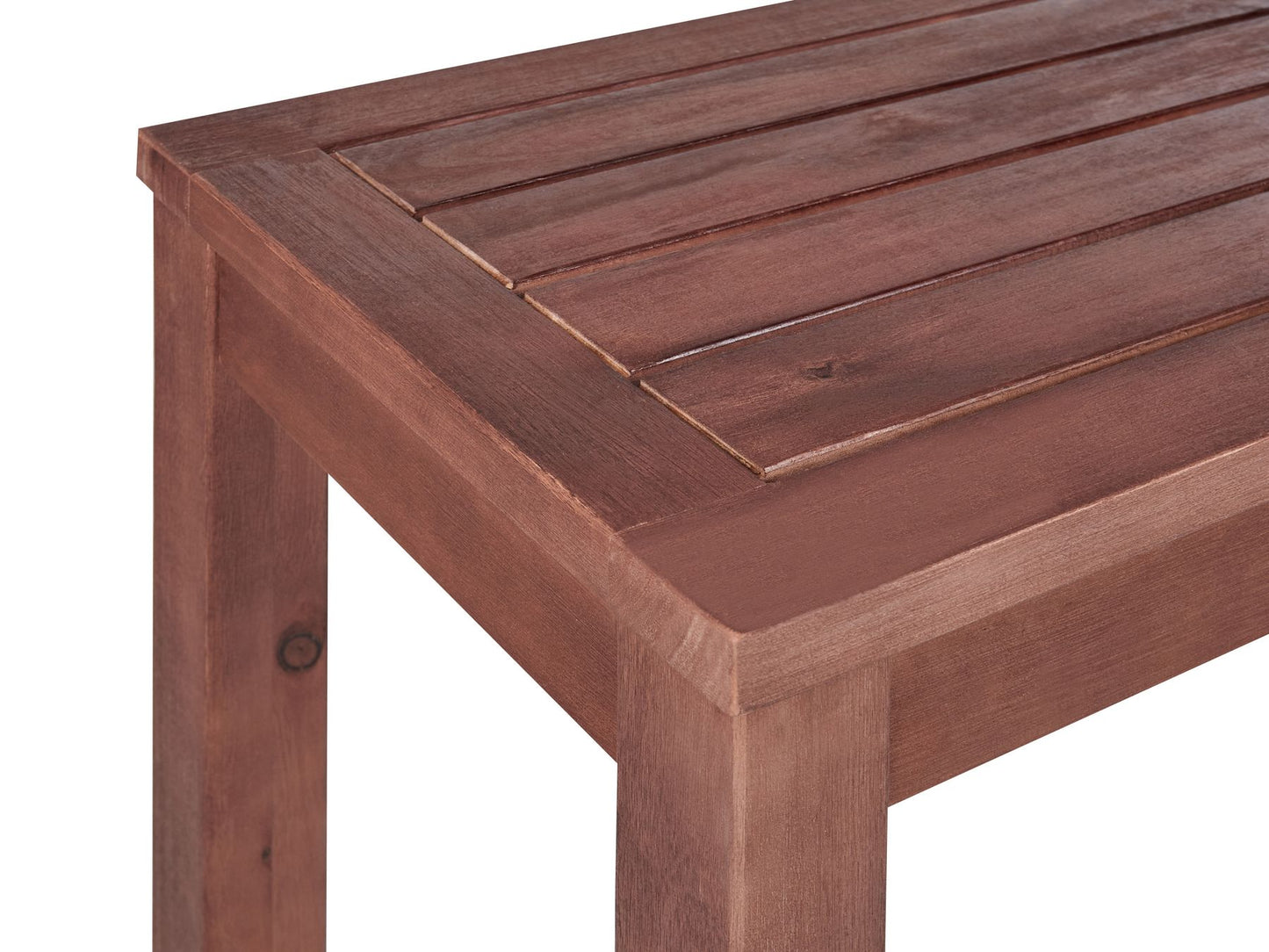 Garden Dining Set with Benches 6 Seater TUSCANIA Eucalyptus Wood Dark Brown