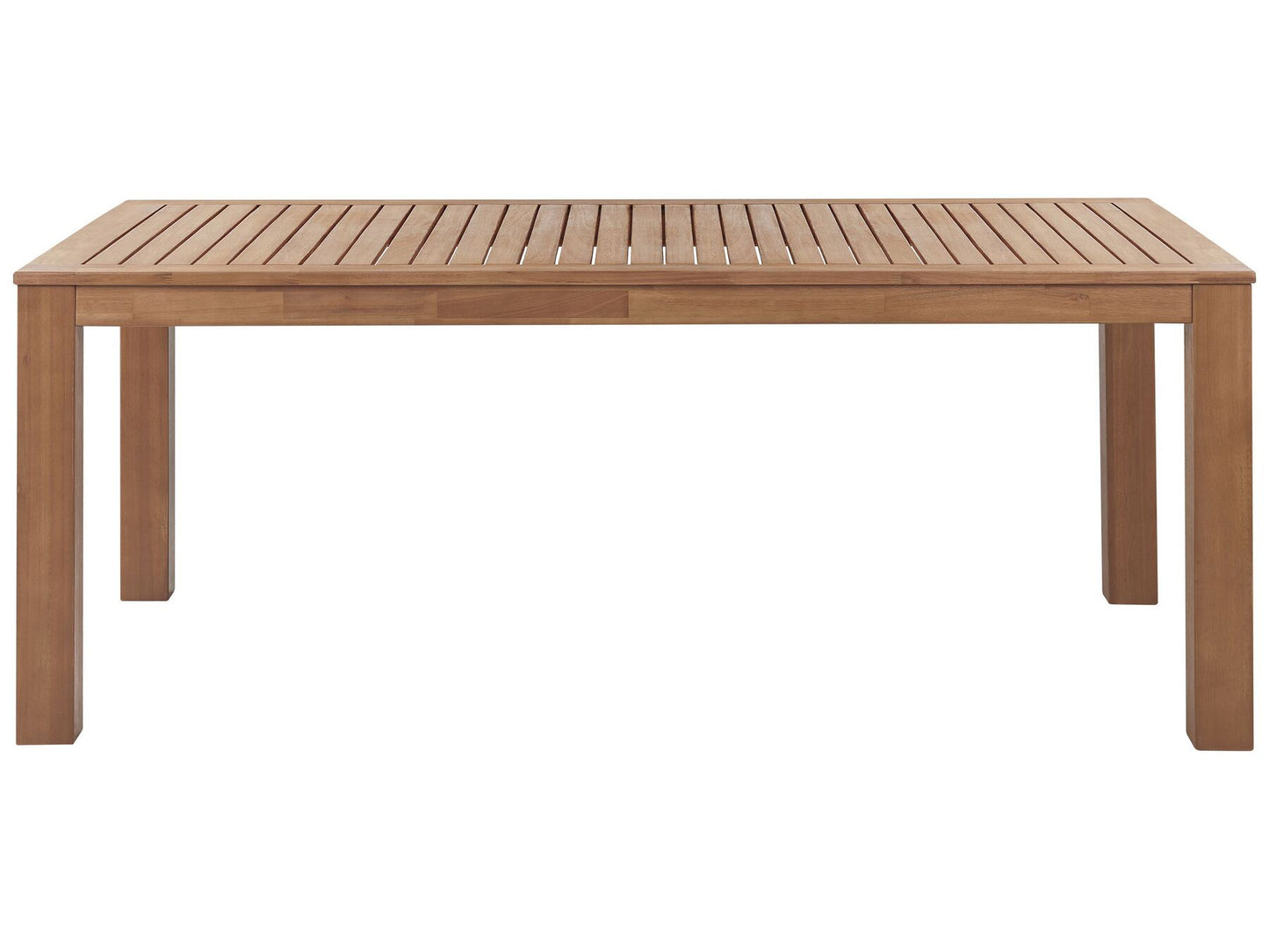 Garden Dining Set with Benches 6 Seater MONSANO Eucalyptus Wood Brown
