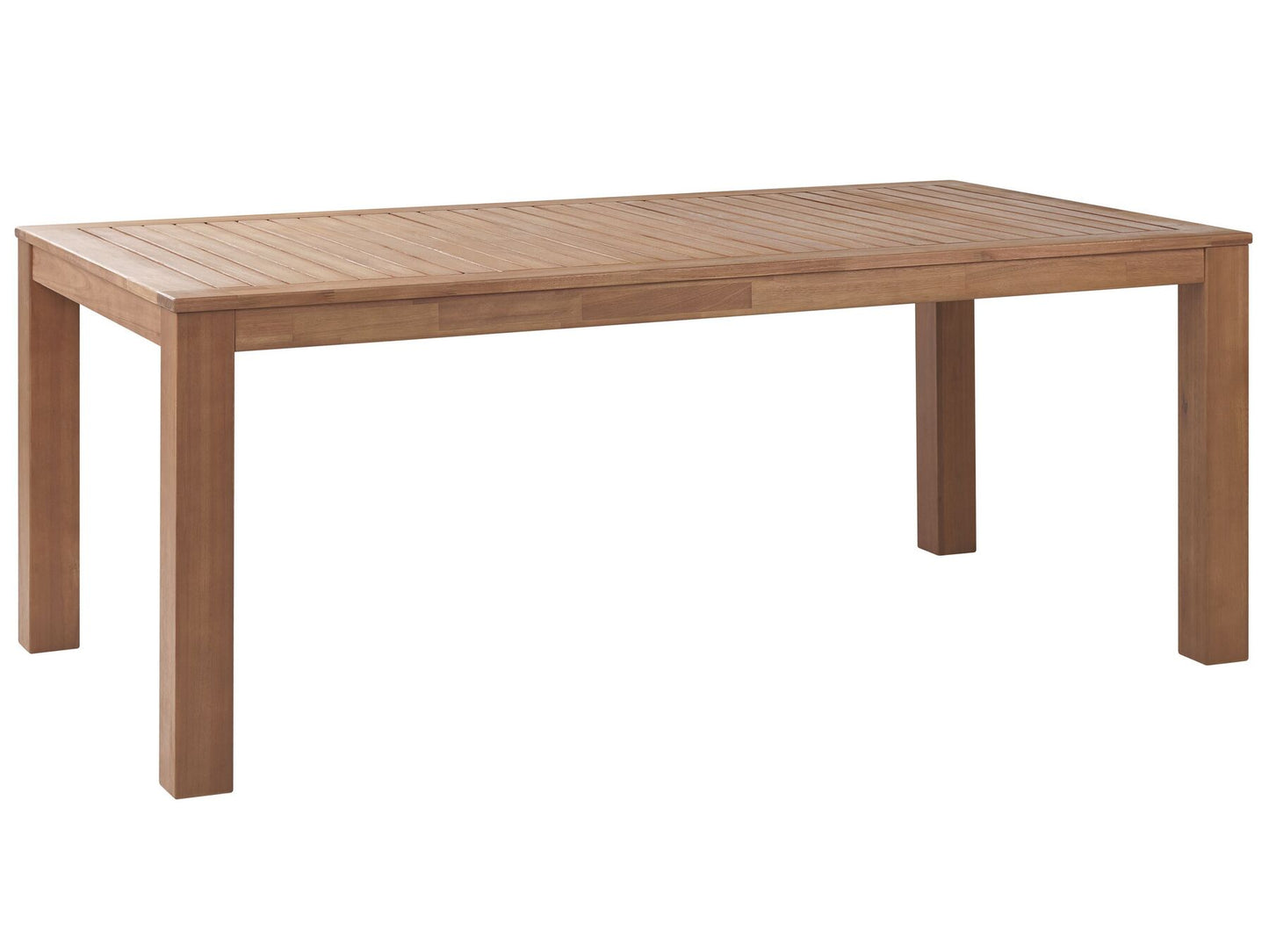 Garden Dining Set with Benches 6 Seater MONSANO Eucalyptus Wood Brown
