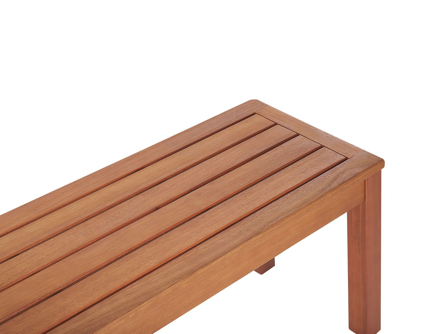 Garden Dining Set with Benches 6 Seater MONSANO Eucalyptus Wood Brown