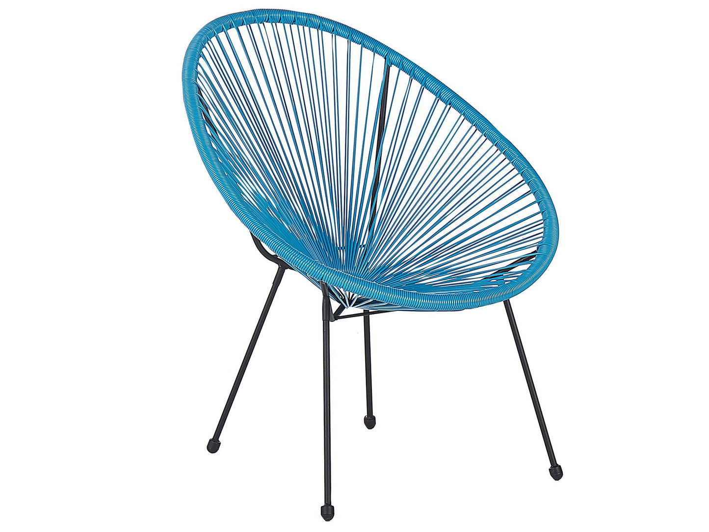 Bistro Set ACAPULCO II PE Rattan Blue