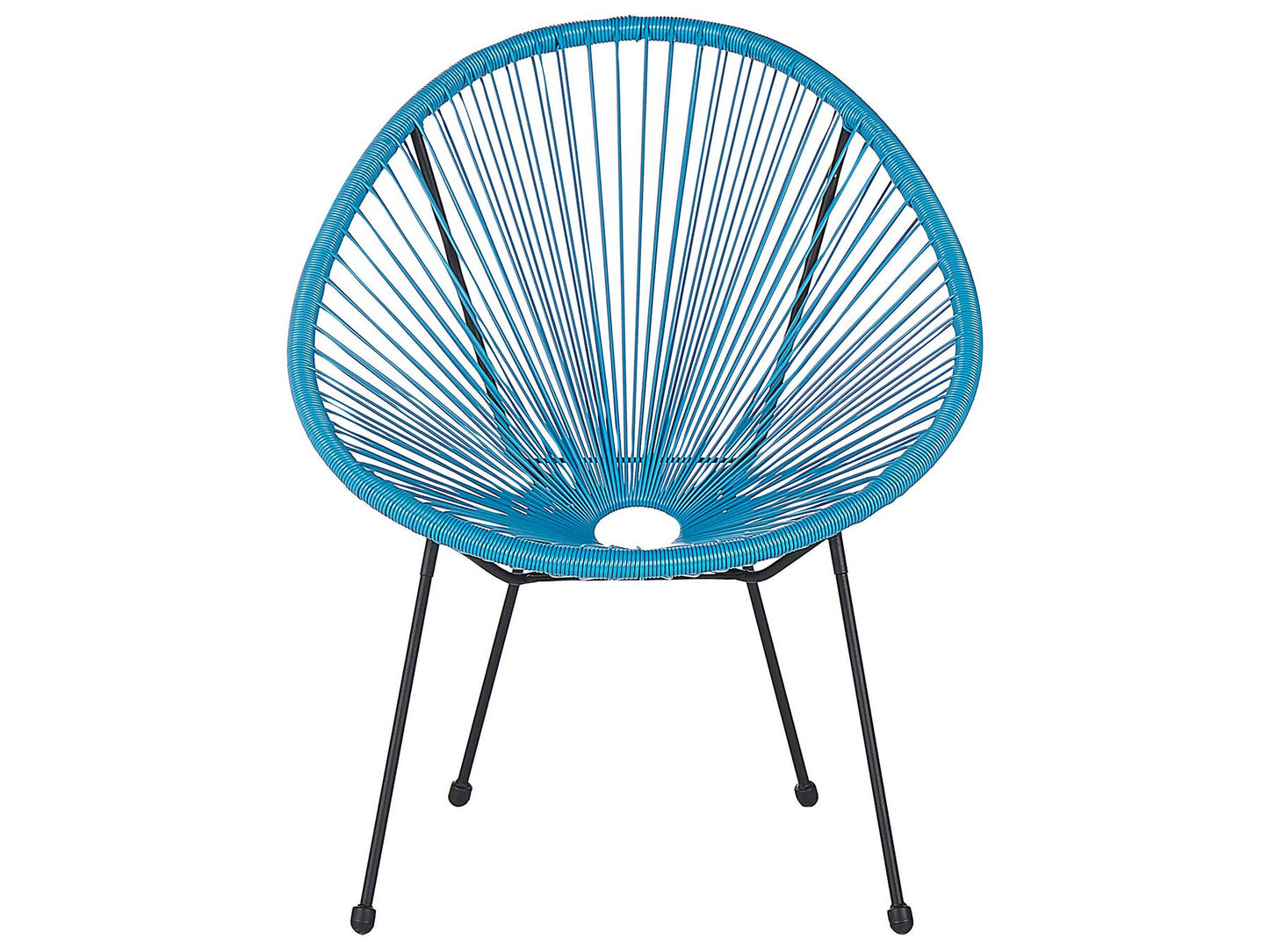 Bistro Set ACAPULCO II PE Rattan Blue