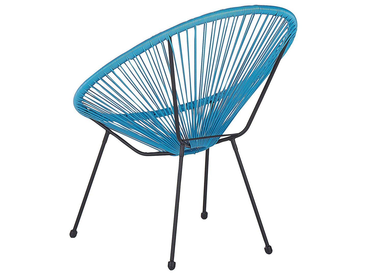 Bistro Set ACAPULCO II PE Rattan Blue