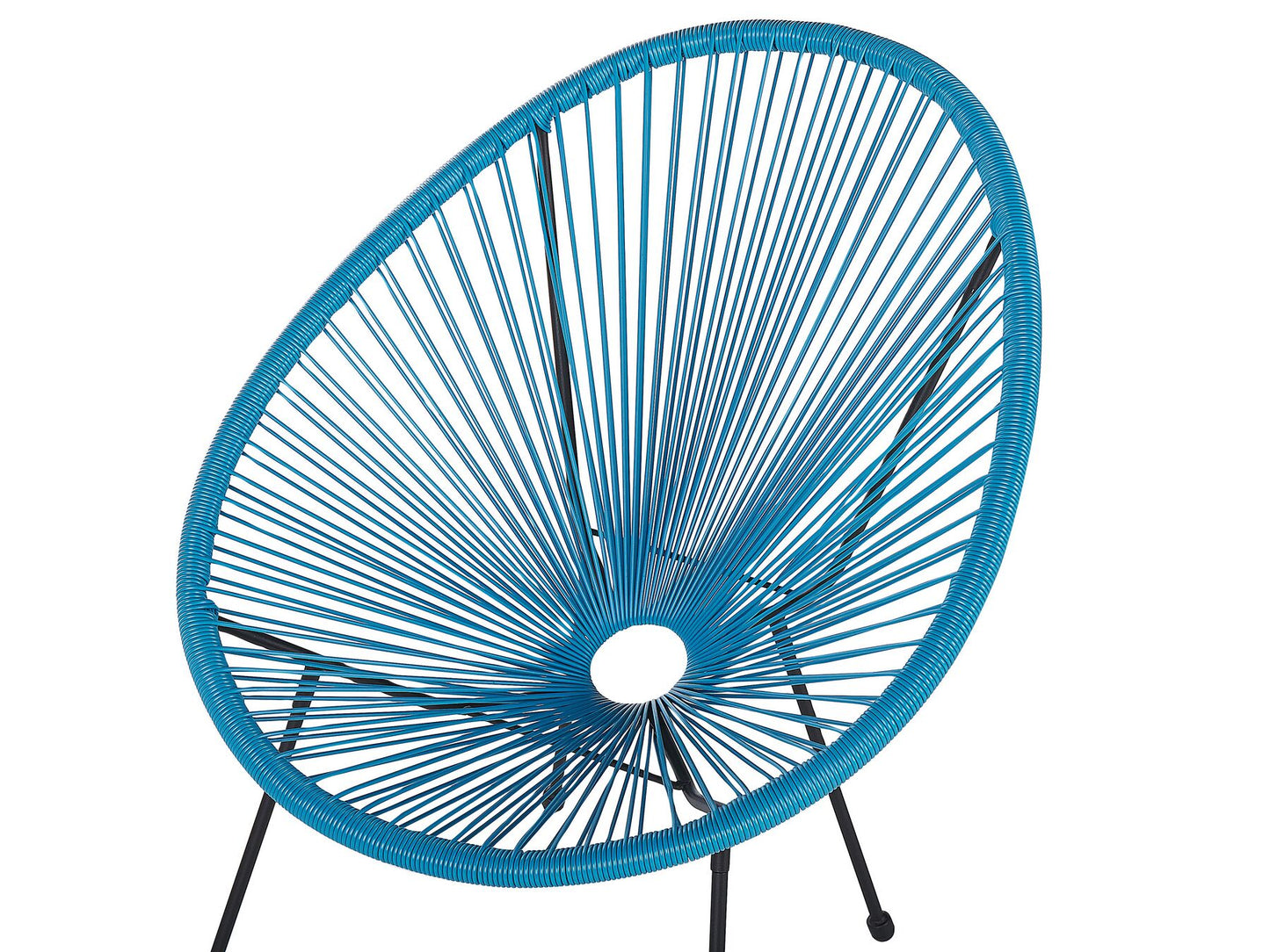 Bistro Set ACAPULCO II PE Rattan Blue