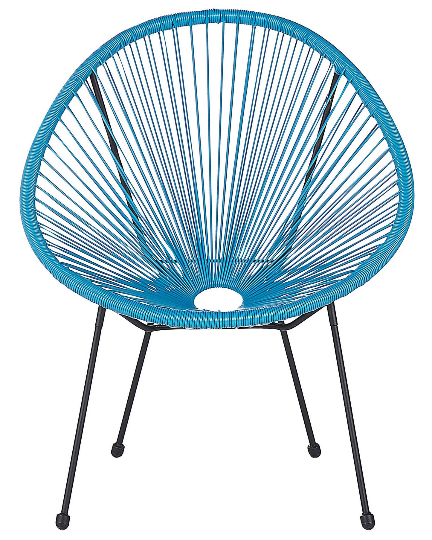 Garden Chair ACAPULCO II PE Rattan Blue