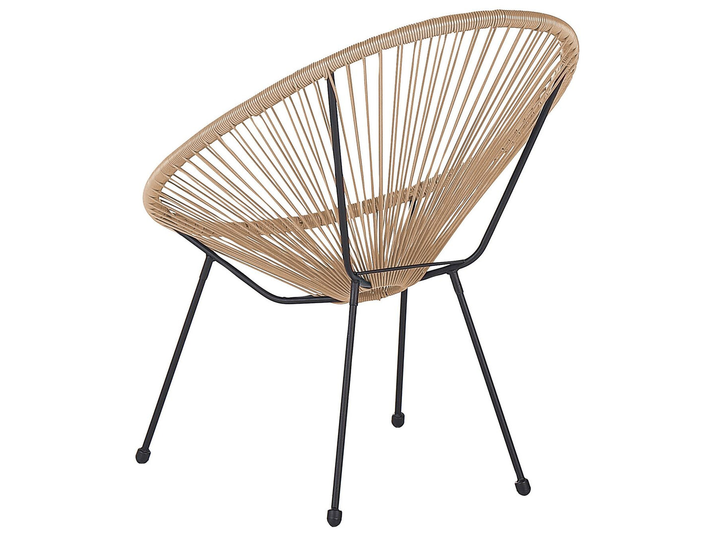 Bistro Set ACAPULCO II PE Rattan Natural