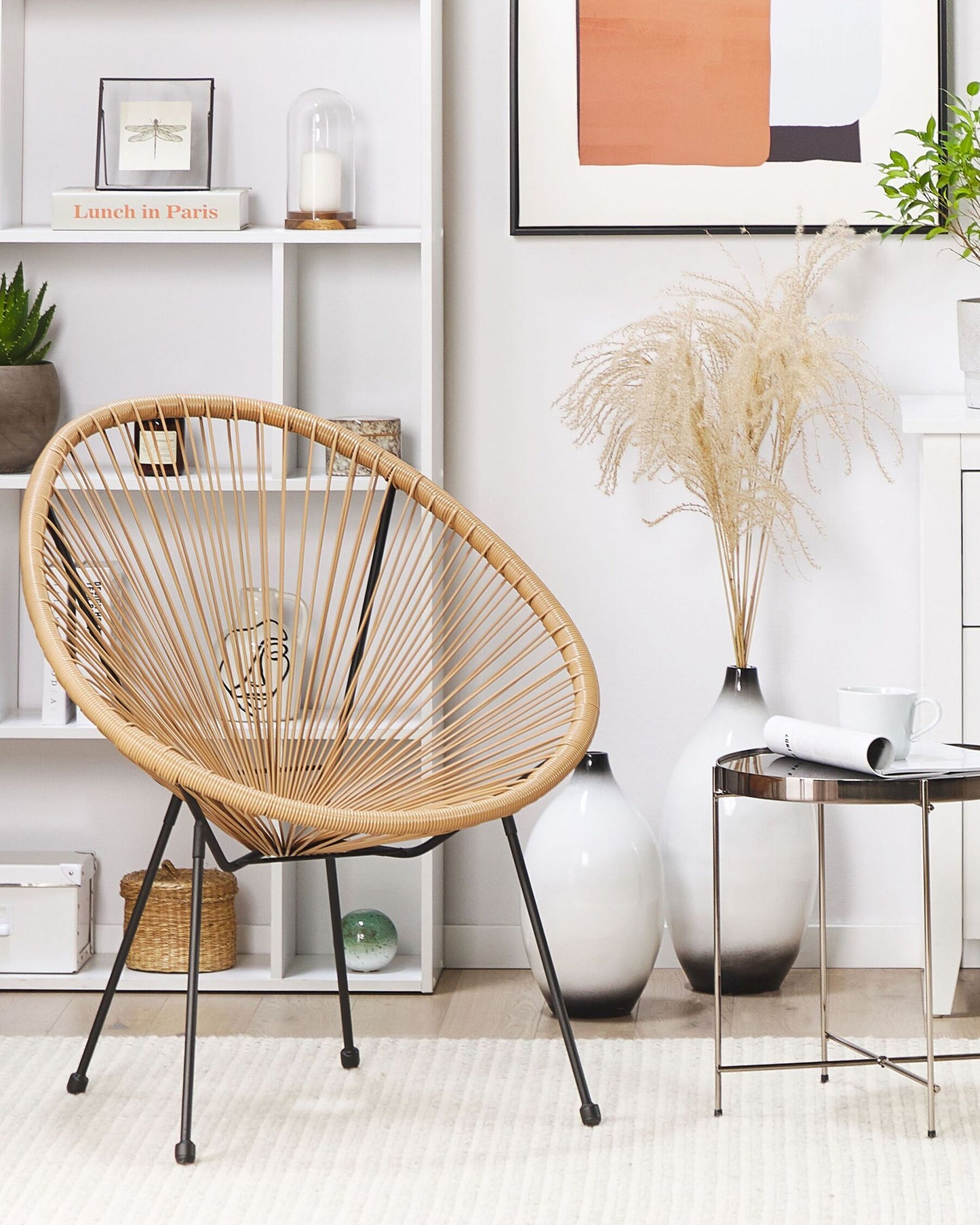 Garden Chair ACAPULCO II PE Rattan Natural