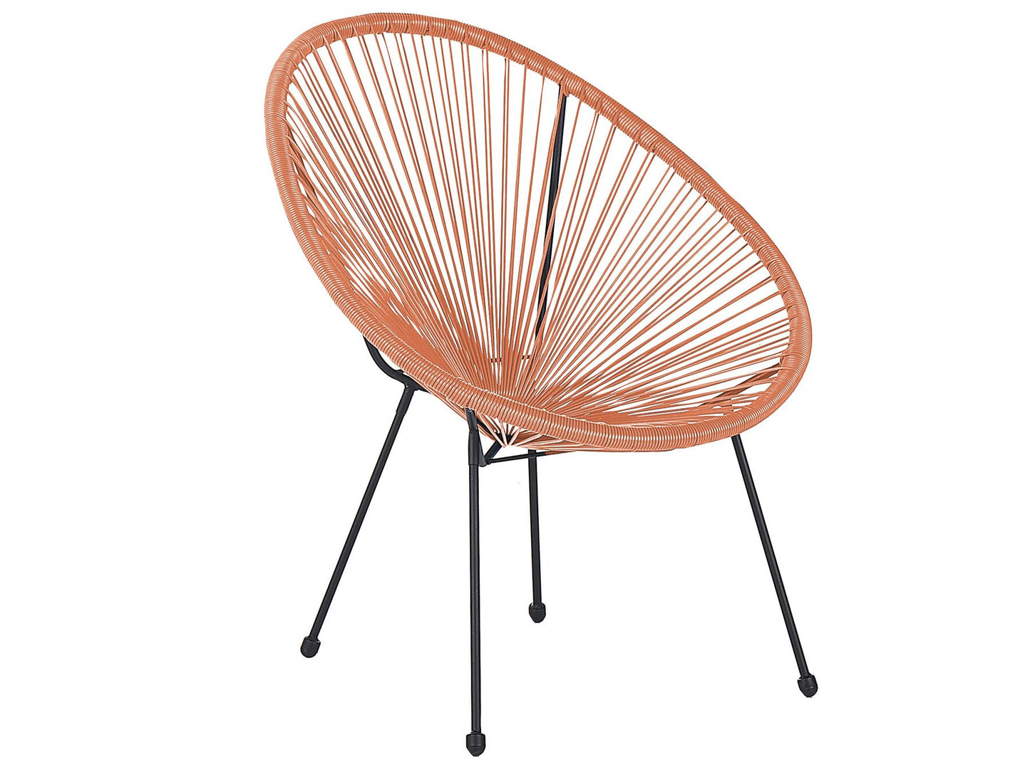 Bistro Set ACAPULCO II PE Rattan Orange