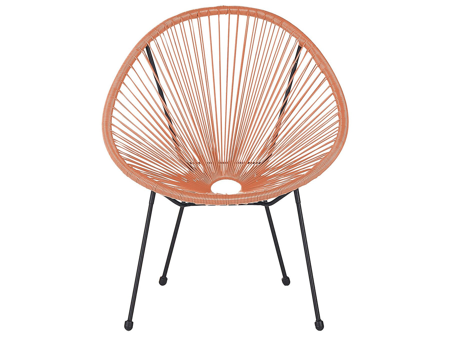 Bistro Set ACAPULCO II PE Rattan Orange
