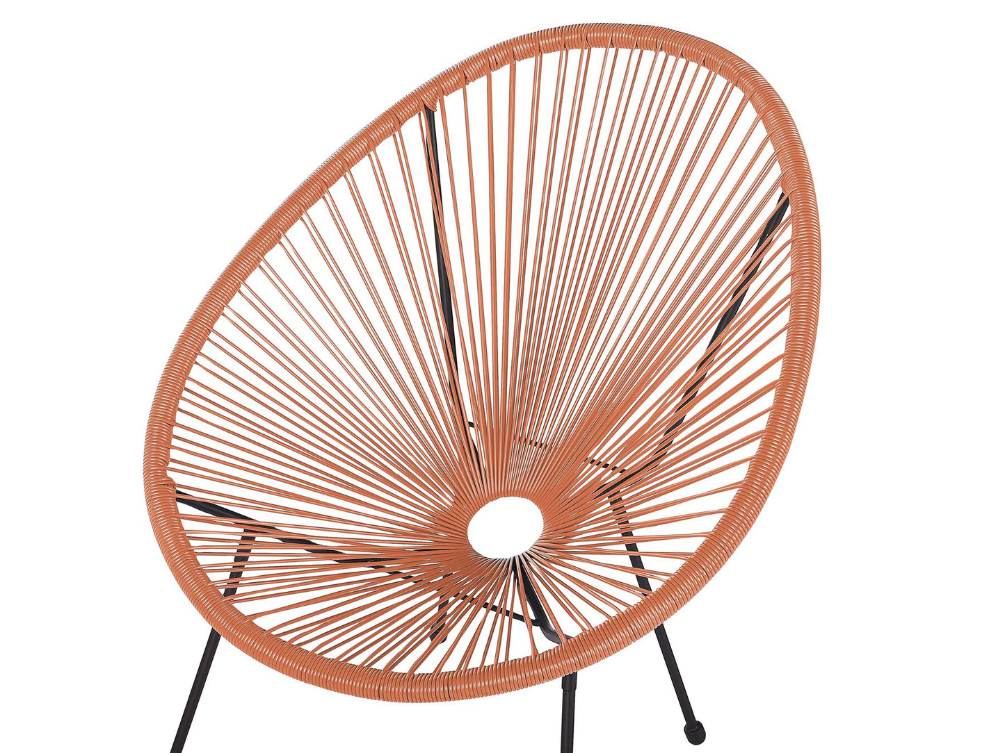 Bistro Set ACAPULCO II PE Rattan Orange