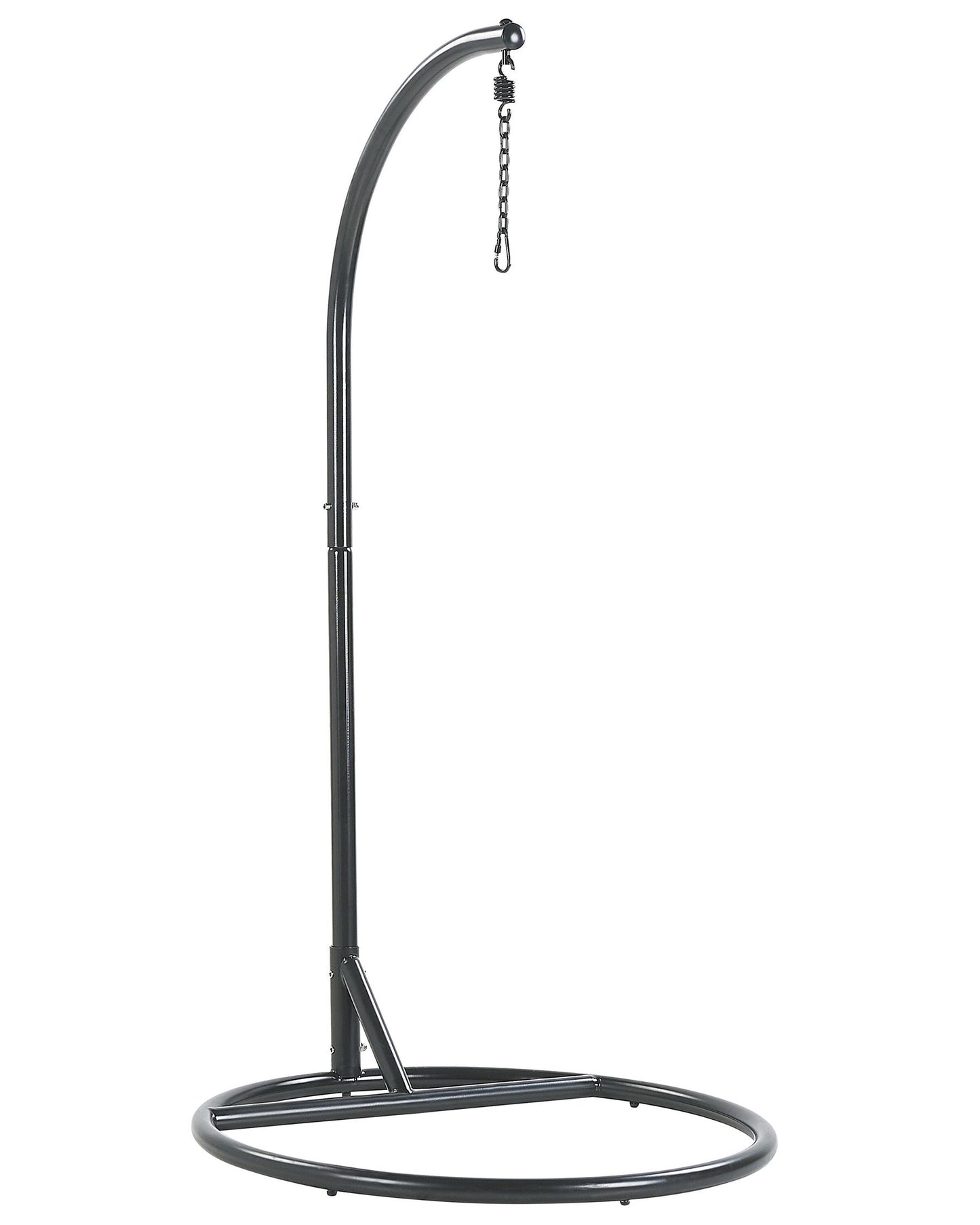 Hanging Chair with Stand ALBA PE Rattan Black