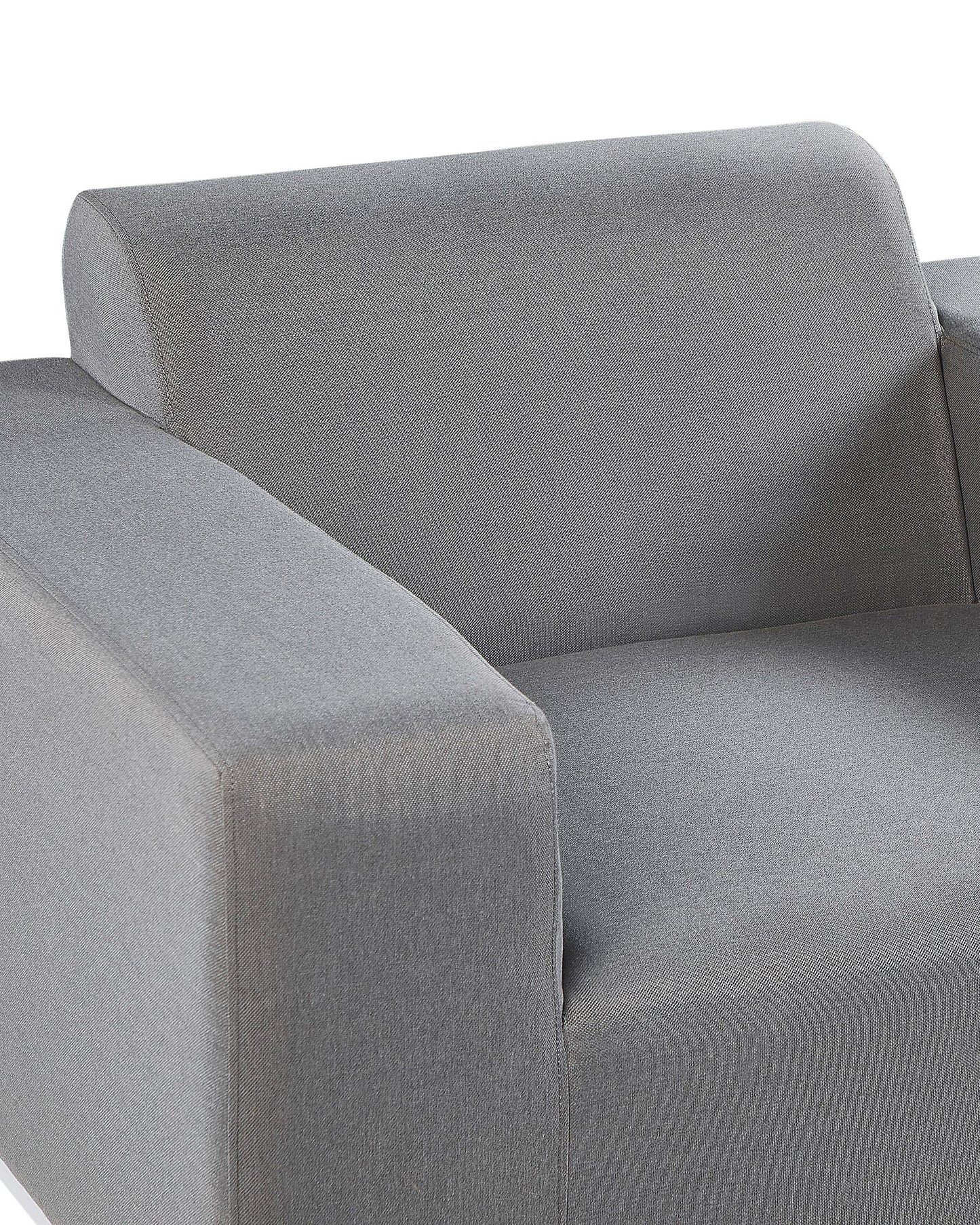 Set of 2 Garden Armchairs ROVIGO Fabric Grey