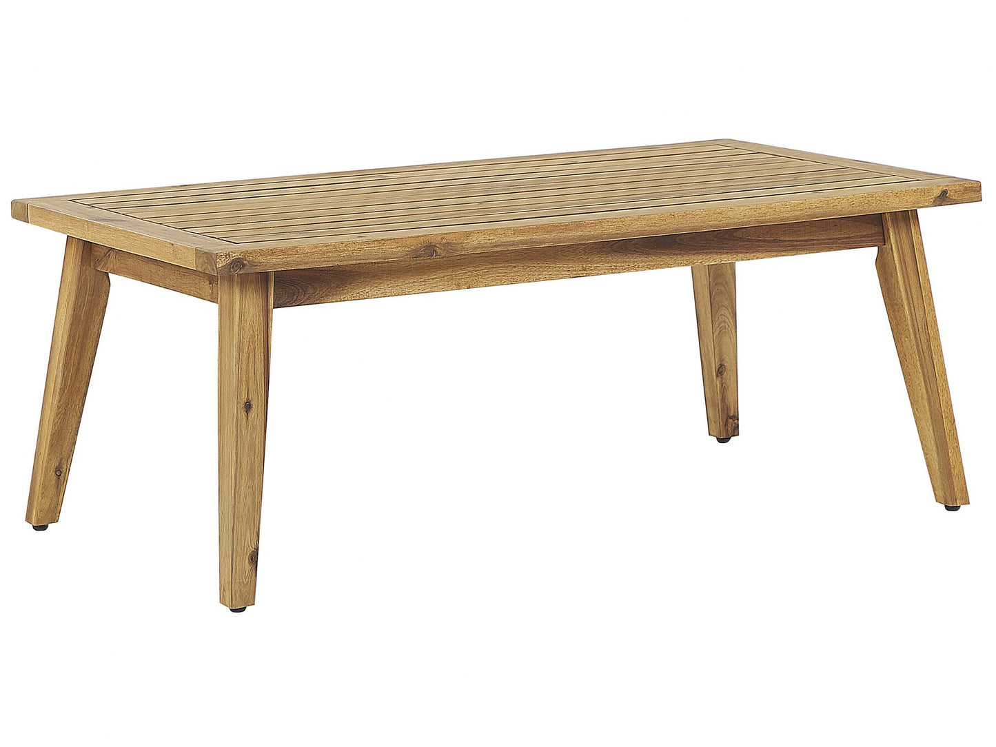 Garden Lounge Set with Table 4 Seater MERANO Acacia Wood Off-White