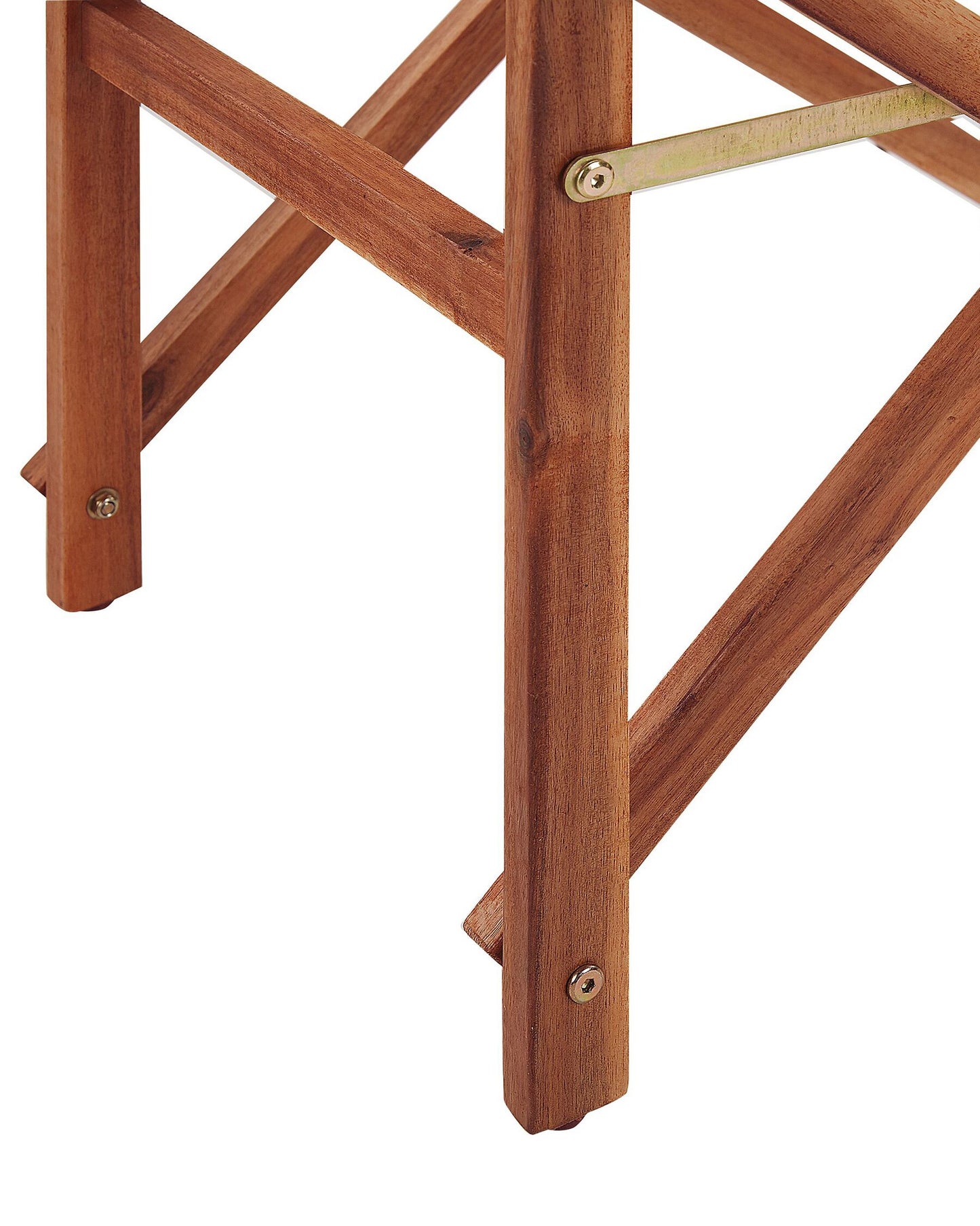 Set of 2 Garden Chairs CINE Acacia Wood Dark Green