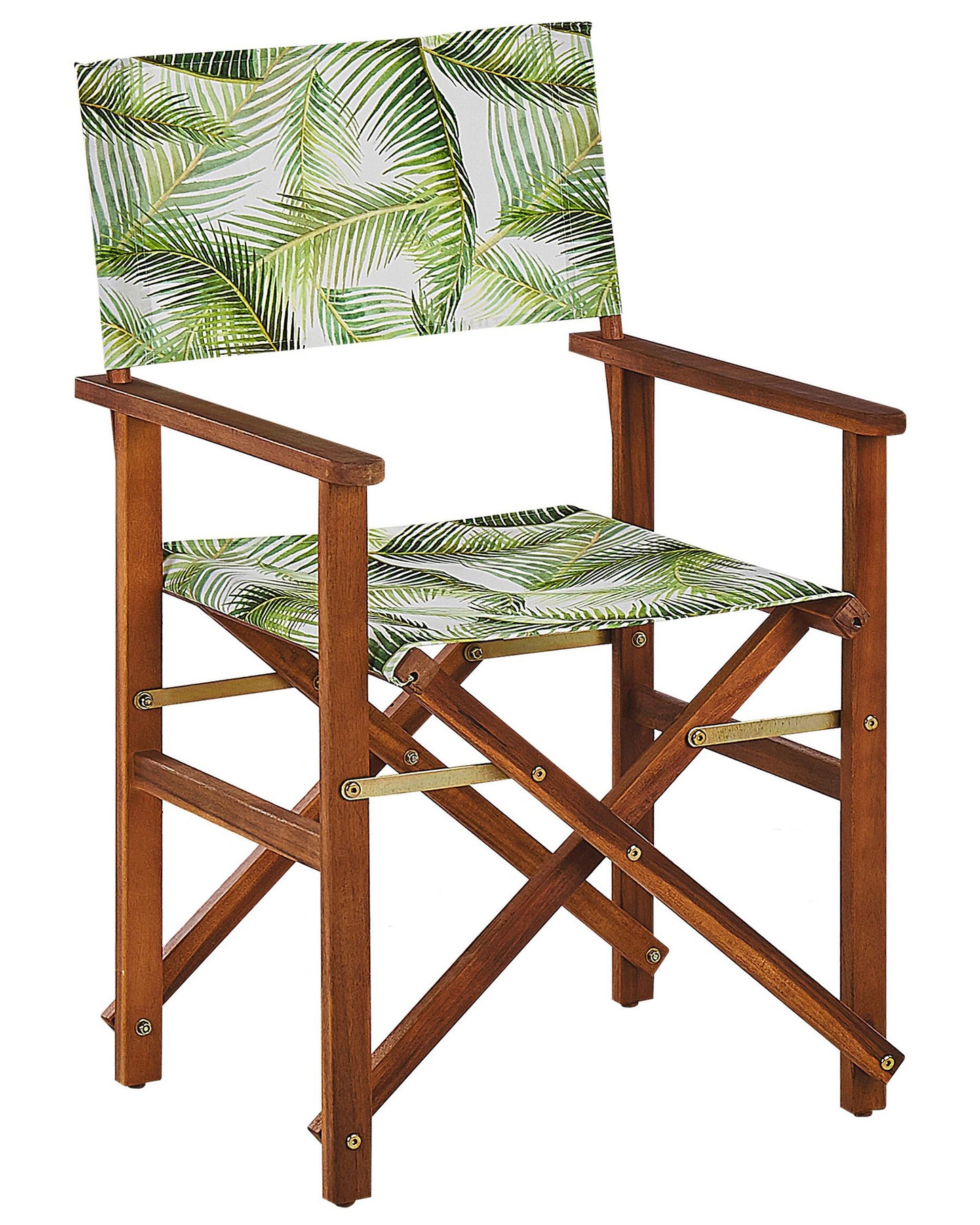 Set of 2 Garden Chairs CINE Acacia Wood Light Green