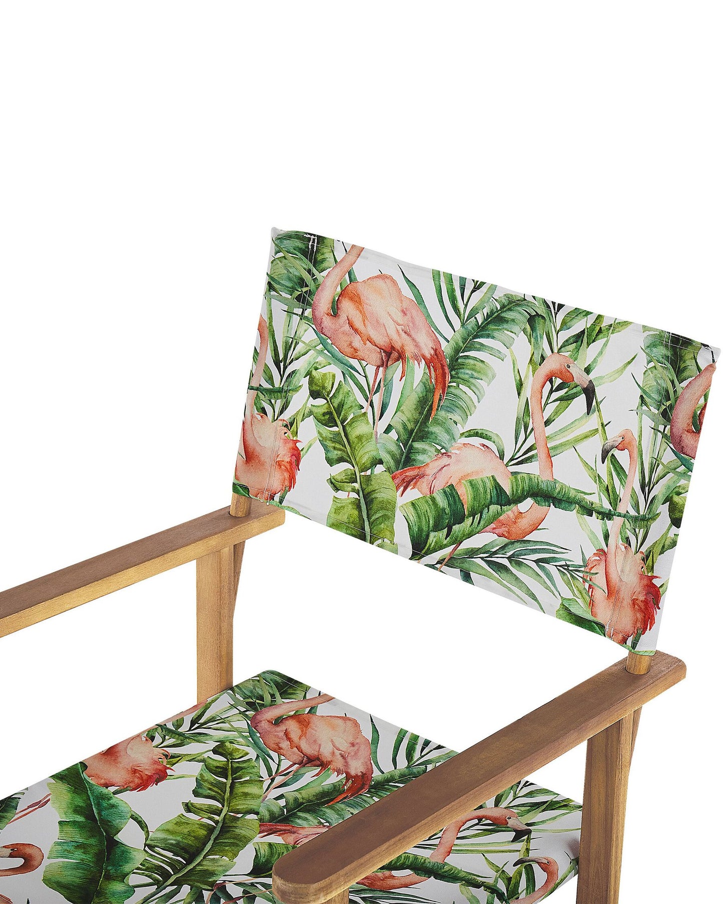 Set of 2 Garden Chairs CINE Acacia Wood Pink