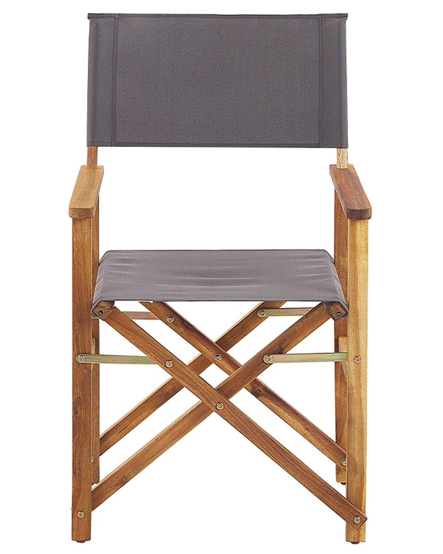 Set of 2 Garden Chairs CINE Acacia Wood Multicolour