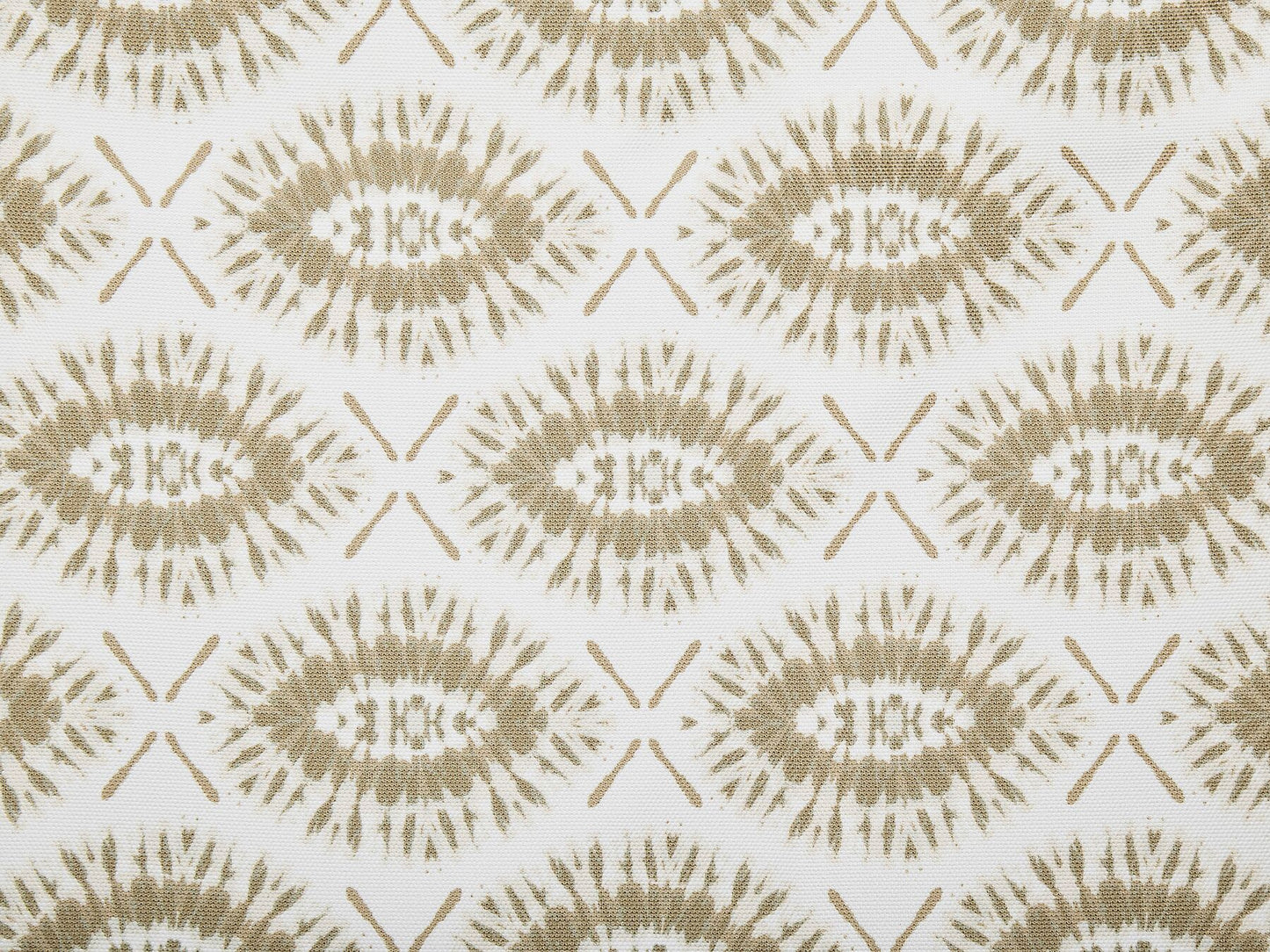 Set of 2 Folding Deck Chairs ANZIO Abstract Motif with Replacement Fabrics Acacia Wood Light Brown