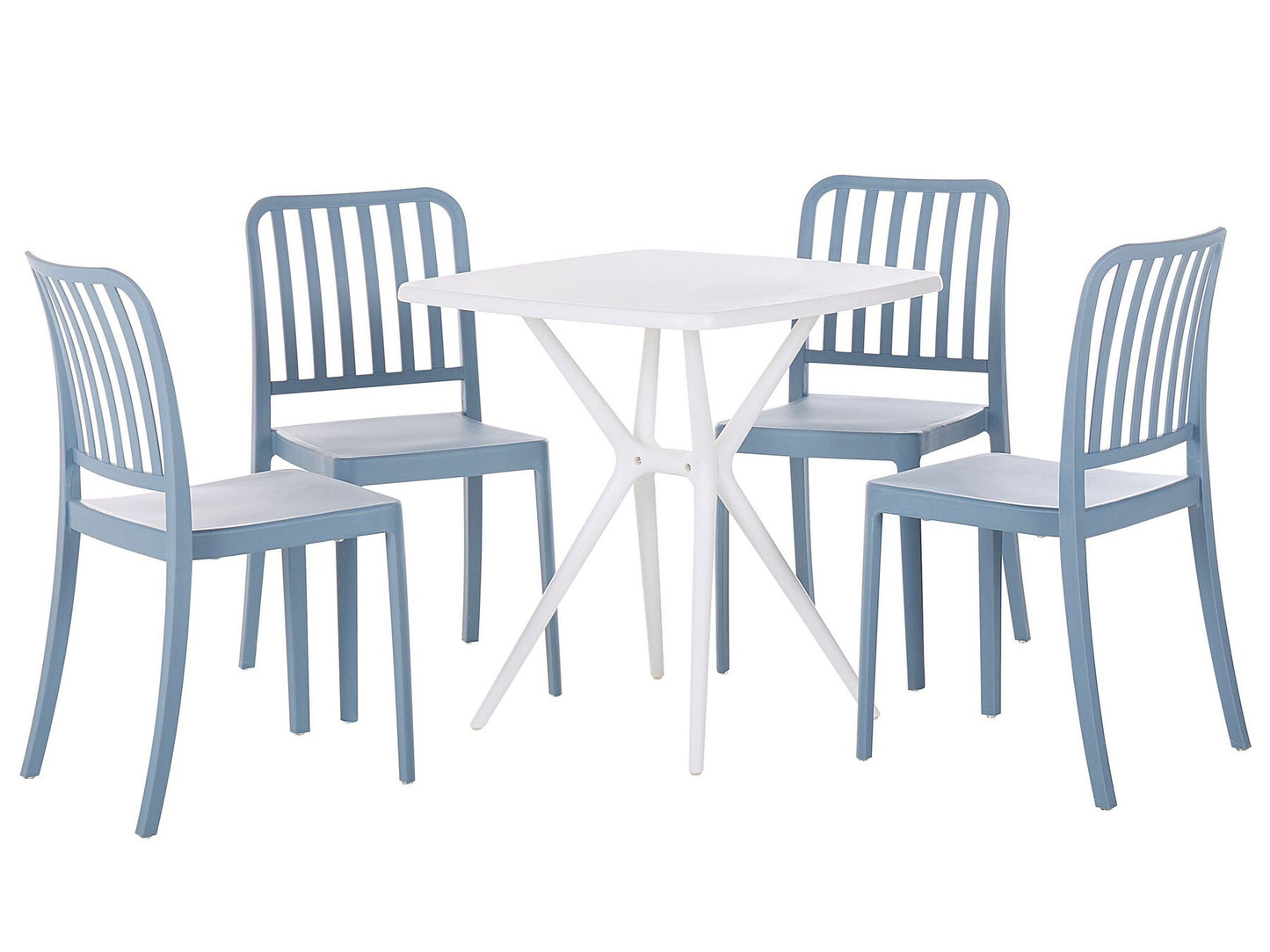 Garden Dining Set 4 Seater SERSALE Blue