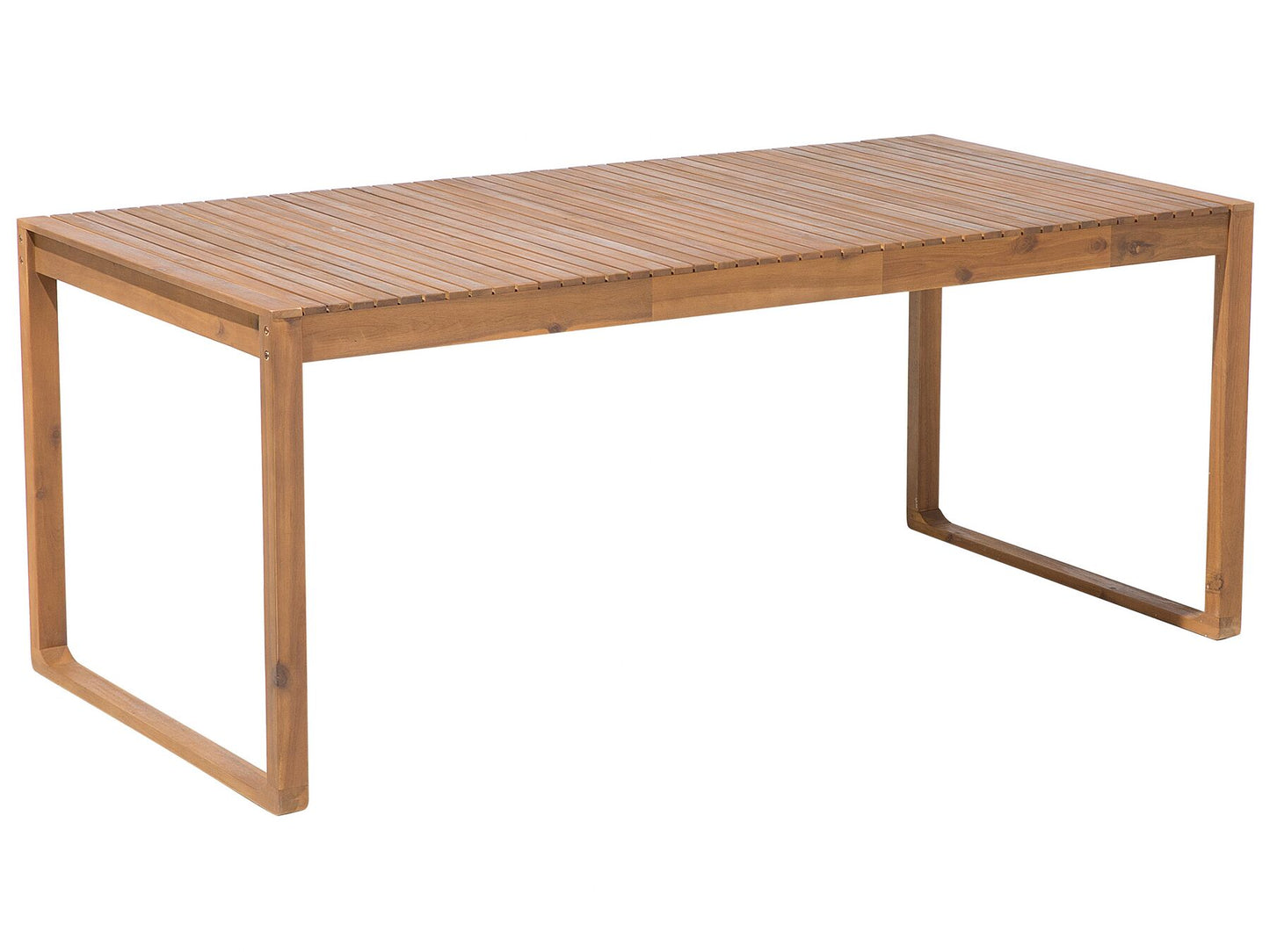 Garden Dining Set 6 Seater SASSARI Acacia Wood Brown