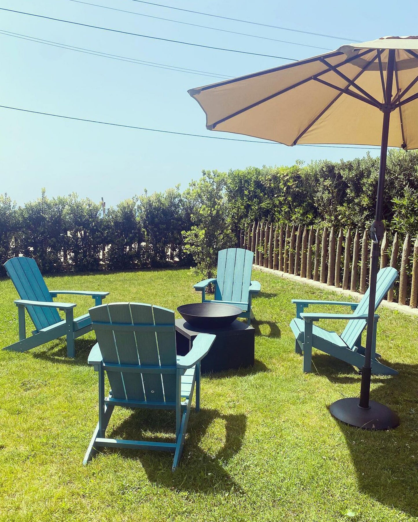 Garden Chair ADIRONDACK Turquoise