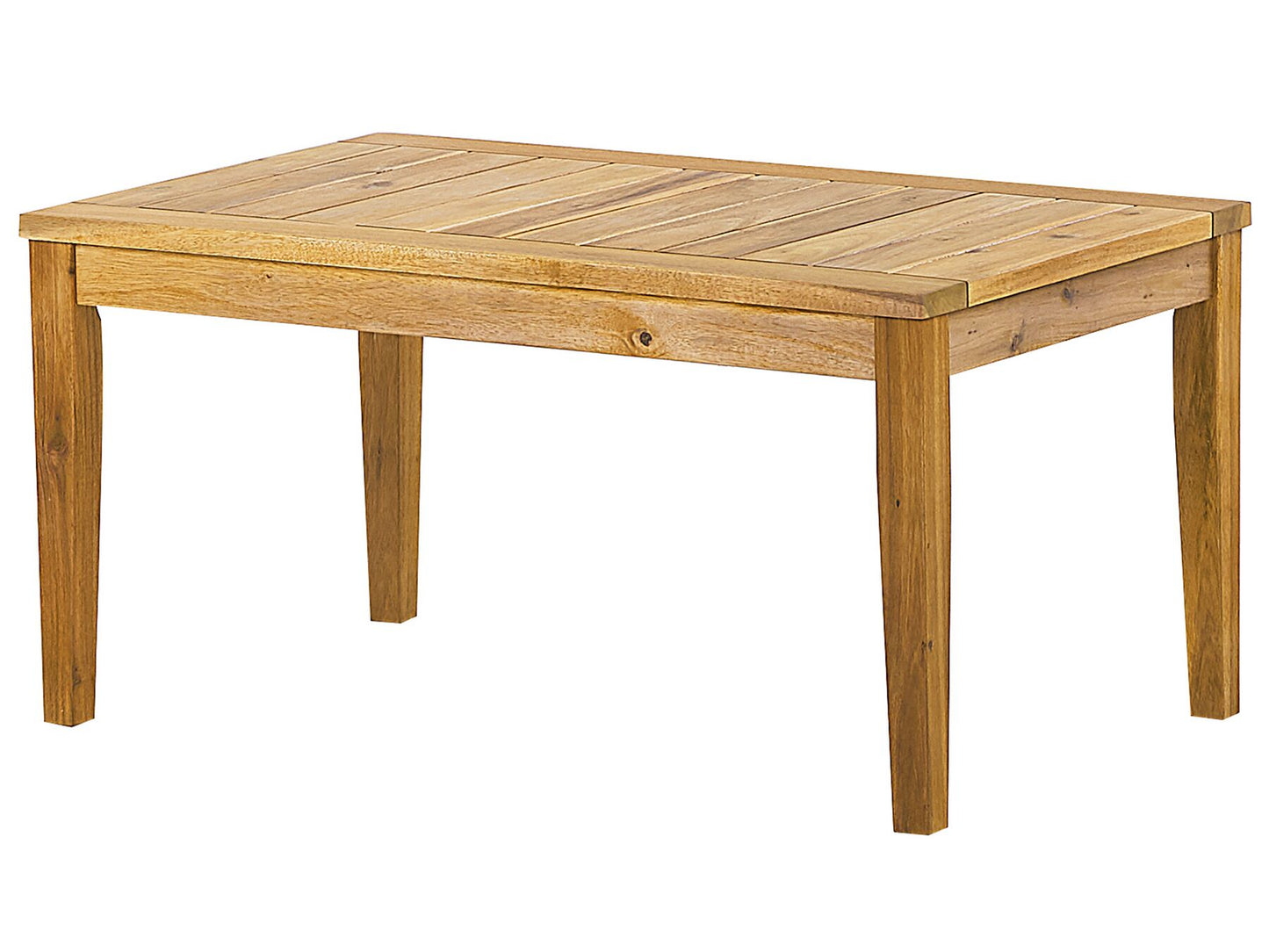 Garden Lounge Set with Table 4 Seater PALLANO Acacia Wood Dark Grey
