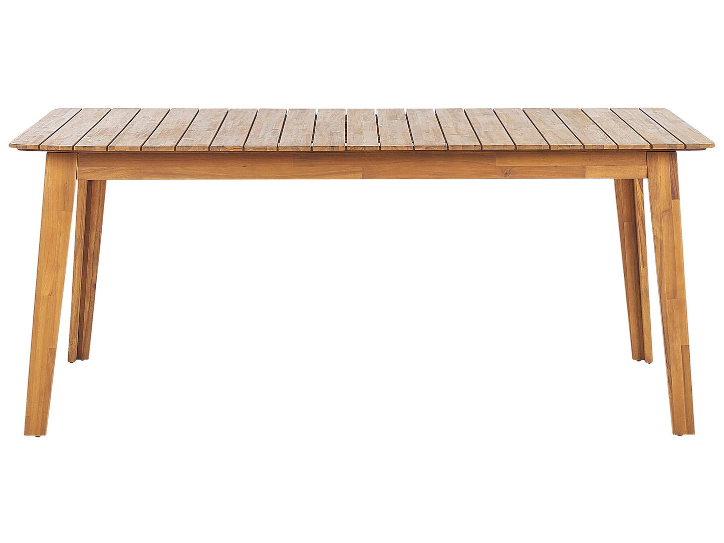Garden Dining Set 6 Seater FORNELLI Acacia Wood Brown