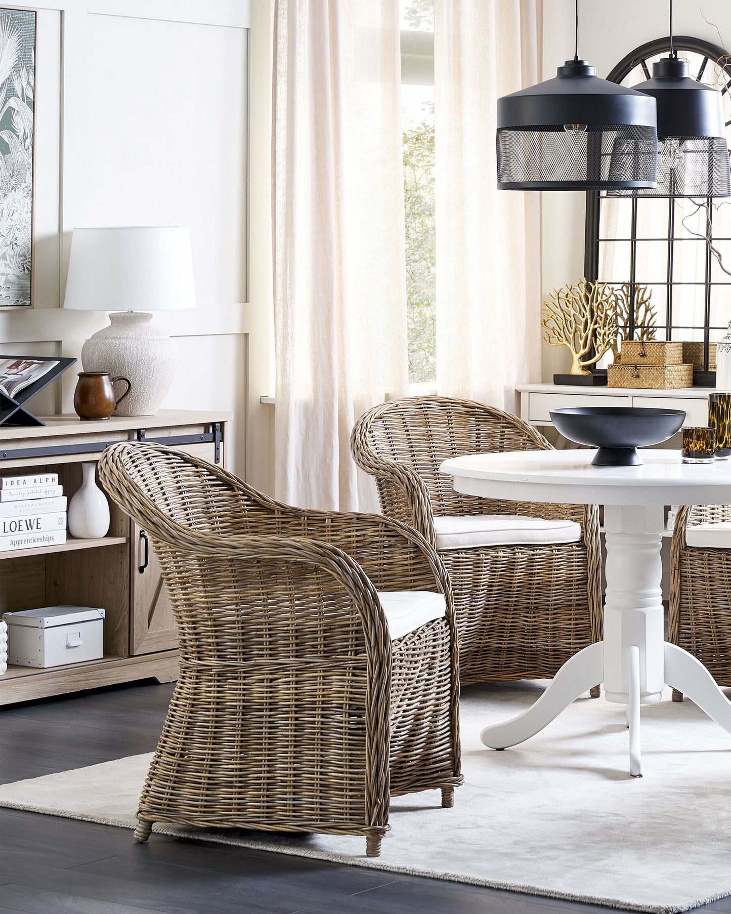Garden Armchair SUSUA Rattan Natural