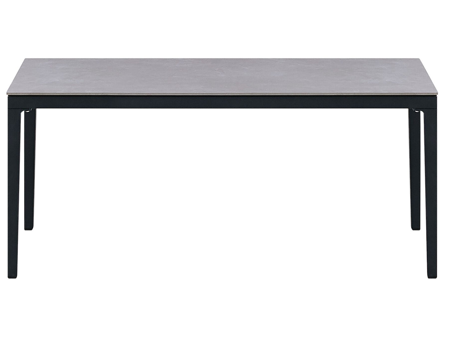 Garden Lounge Set with Table 4 Seater SCIACCA Metal Grey