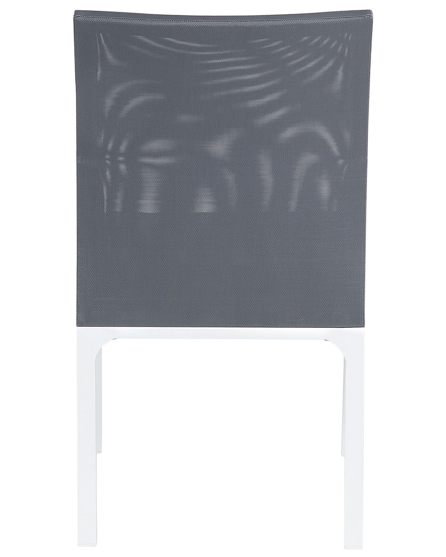 Set of 6 Garden Chairs BACOLI Fabric Dark Grey