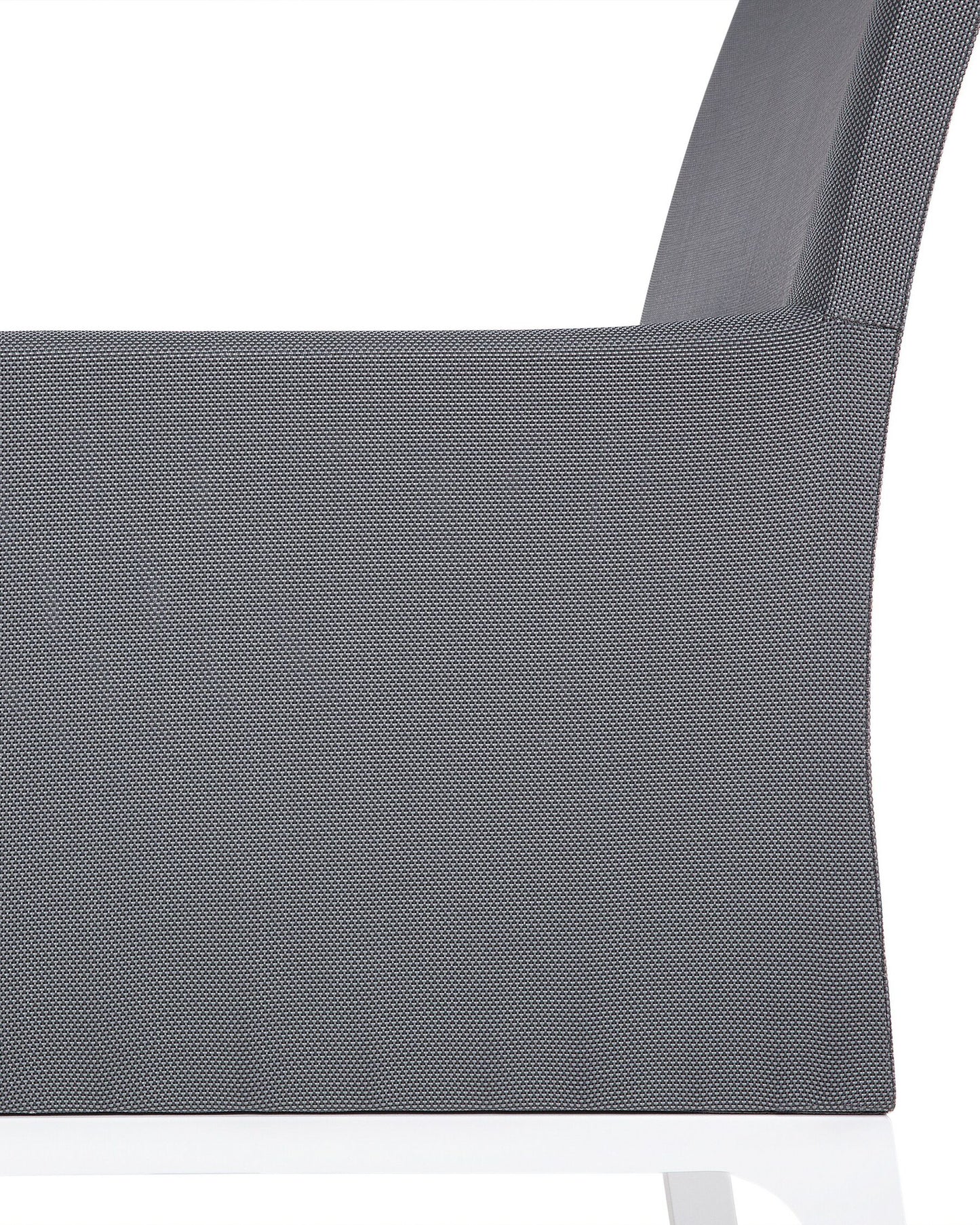 Set of 4 Garden Chairs BACOLI Fabric Dark Grey