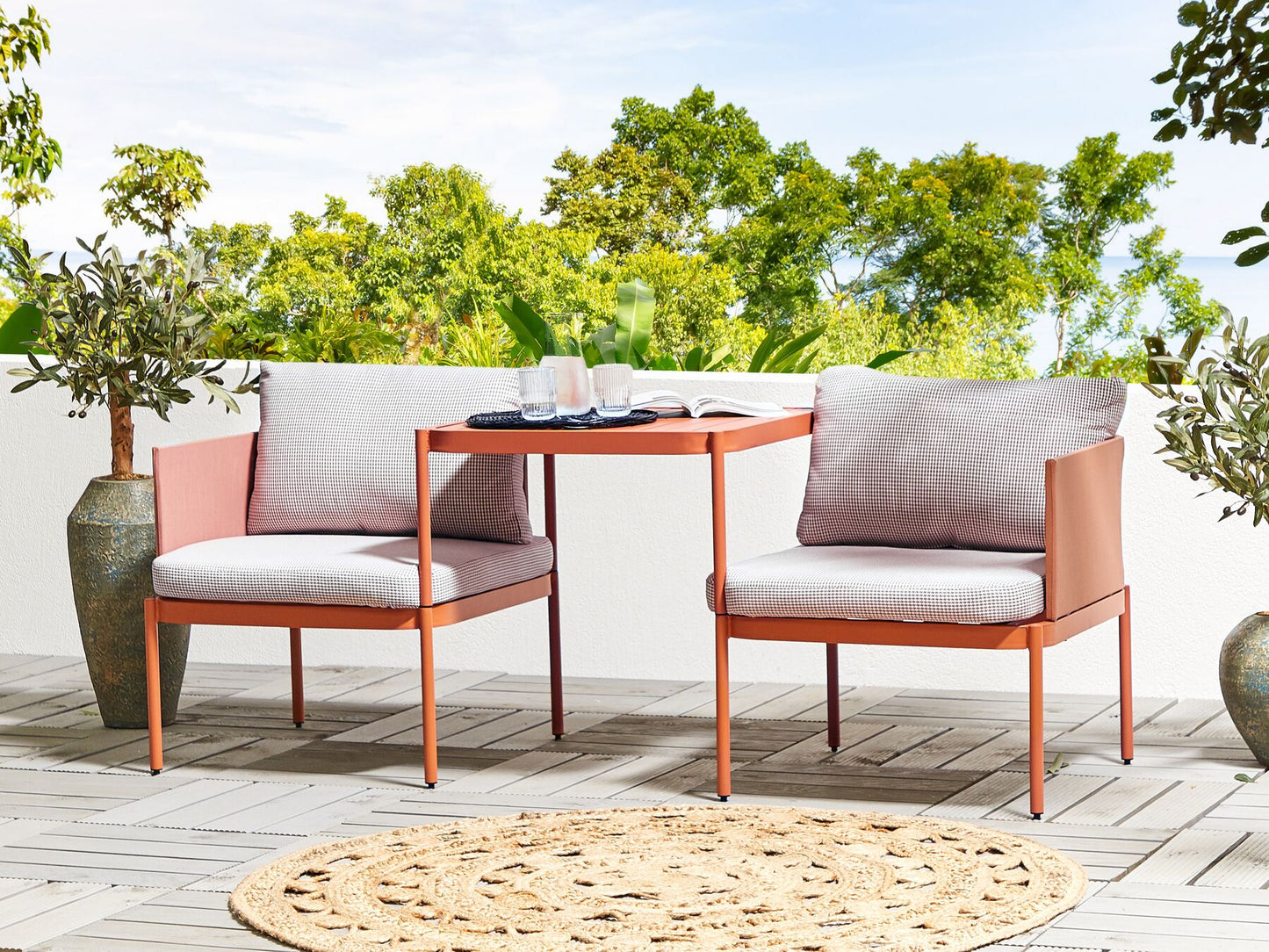 garden sofa 2 seater susua rattan natural