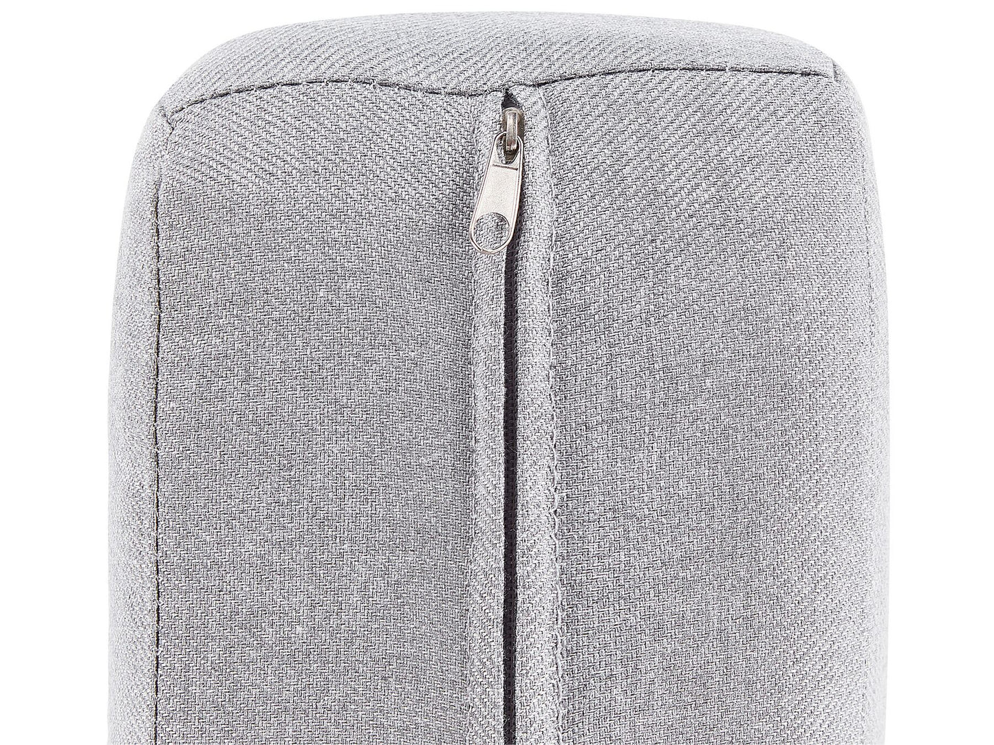 Garden Corner Sofa with Table 6 Seater RIMA III Left Hand Modular Metal Grey