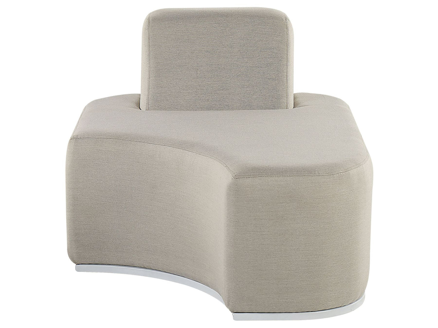 Garden Lounge Set with Table 4 Seater FABRO Modular Light Grey
