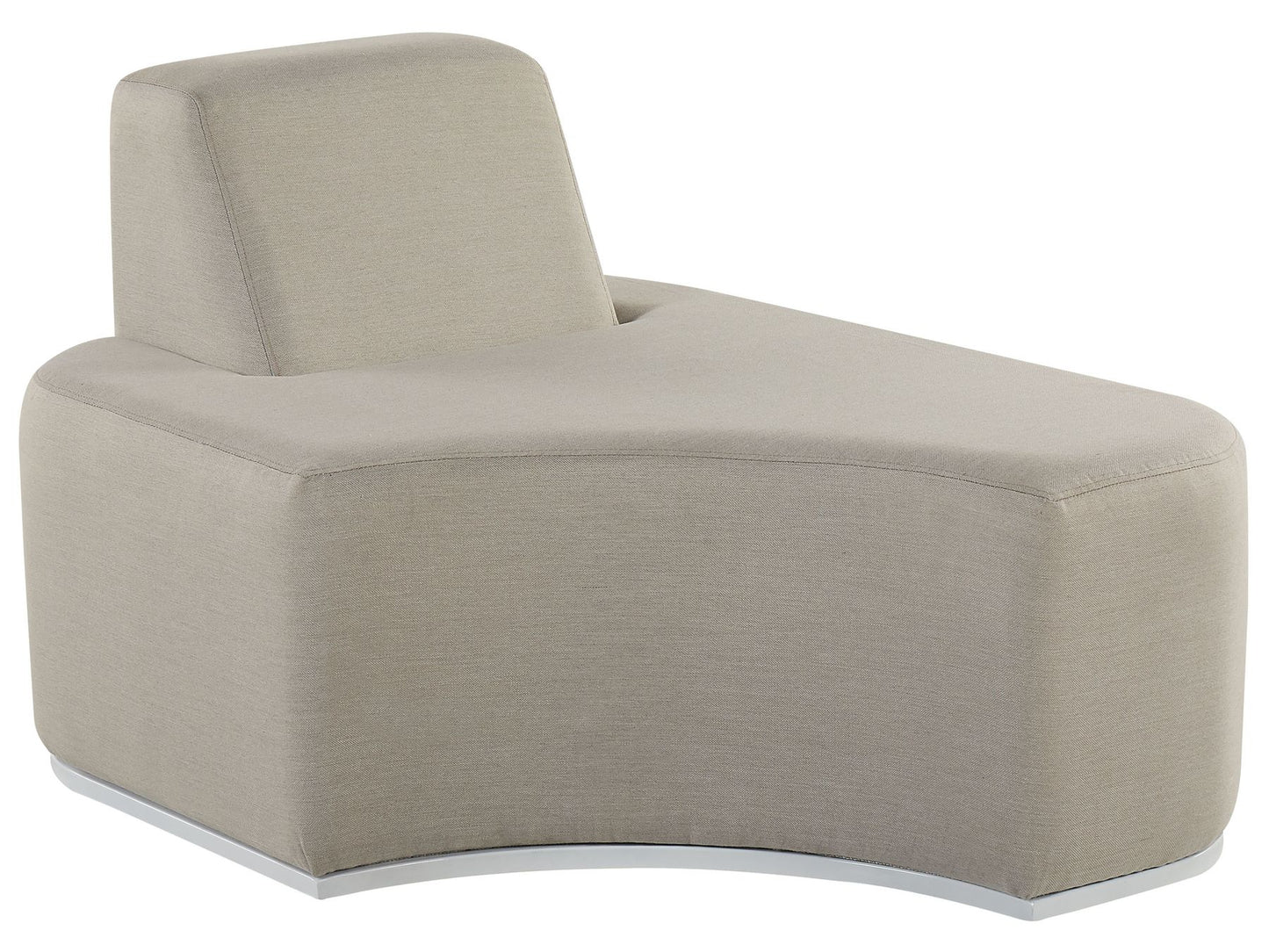 Garden Lounge Set with Table 4 Seater FABRO Modular Light Grey