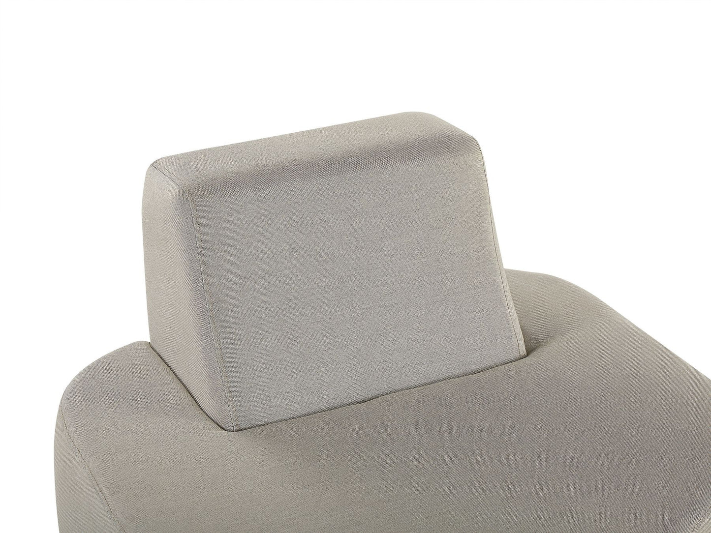 Garden Lounge Set with Table 4 Seater FABRO Modular Light Grey