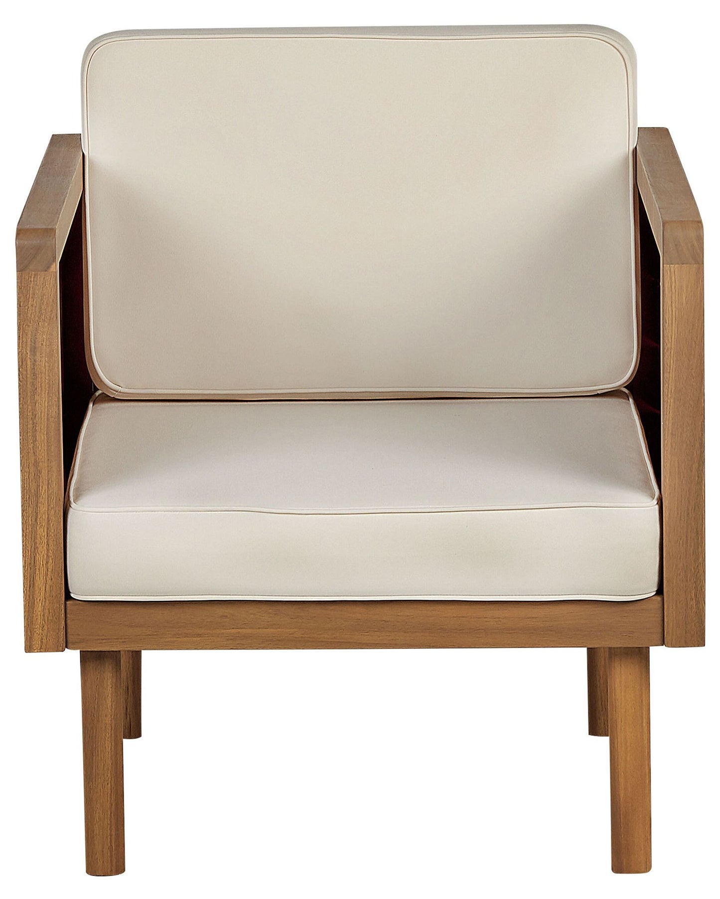 Garden Armchair BARATTI Acacia Wood Brown
