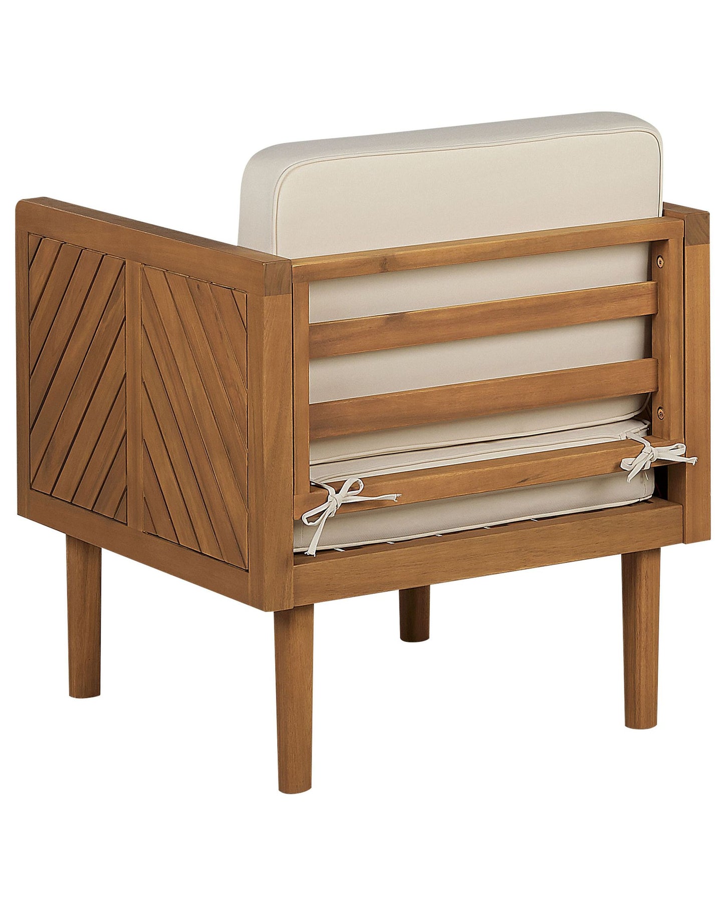 Garden Armchair BARATTI Acacia Wood Brown