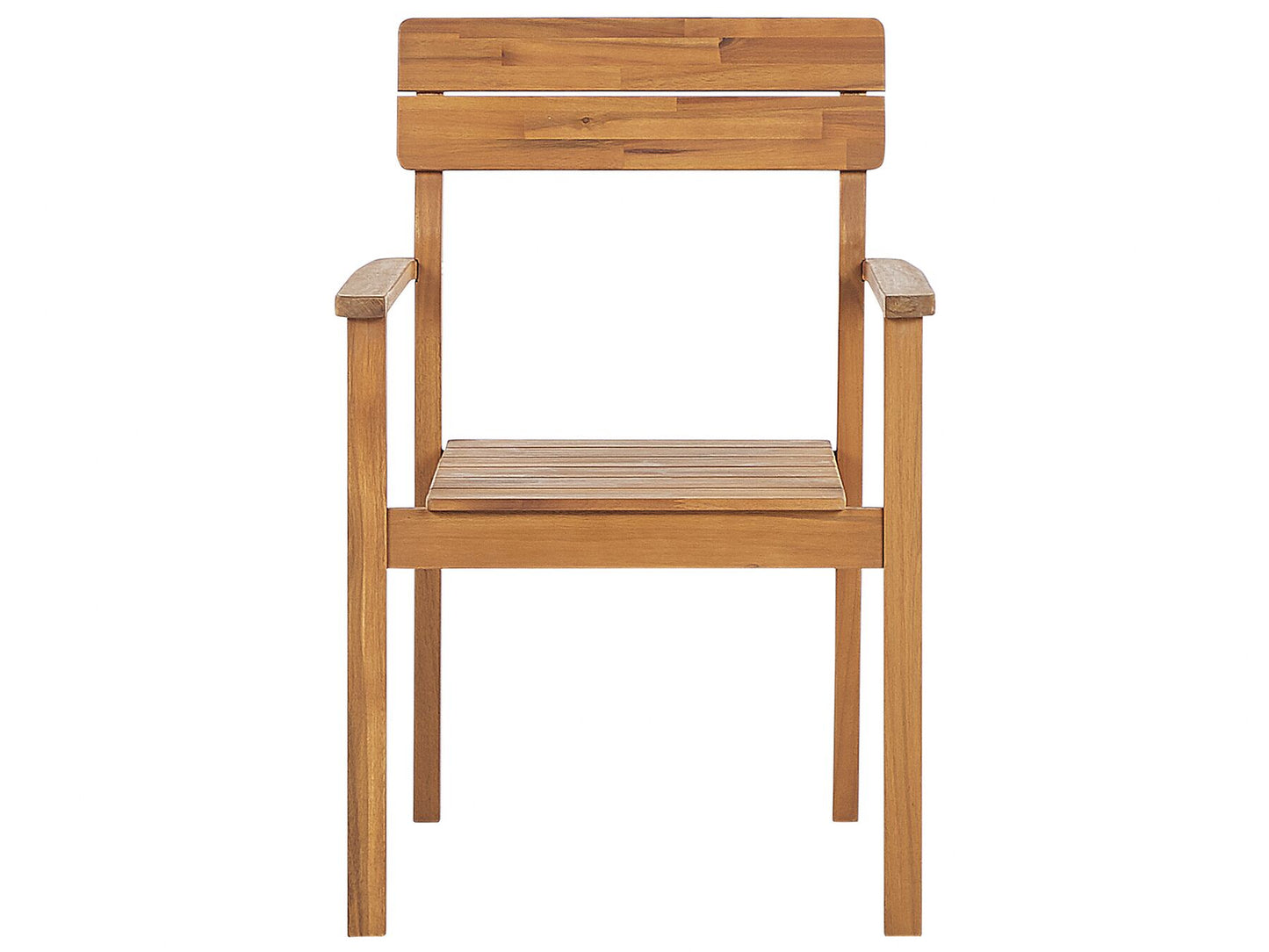 Garden Dining Set 4 Seater FORNELLI Acacia Wood Brown