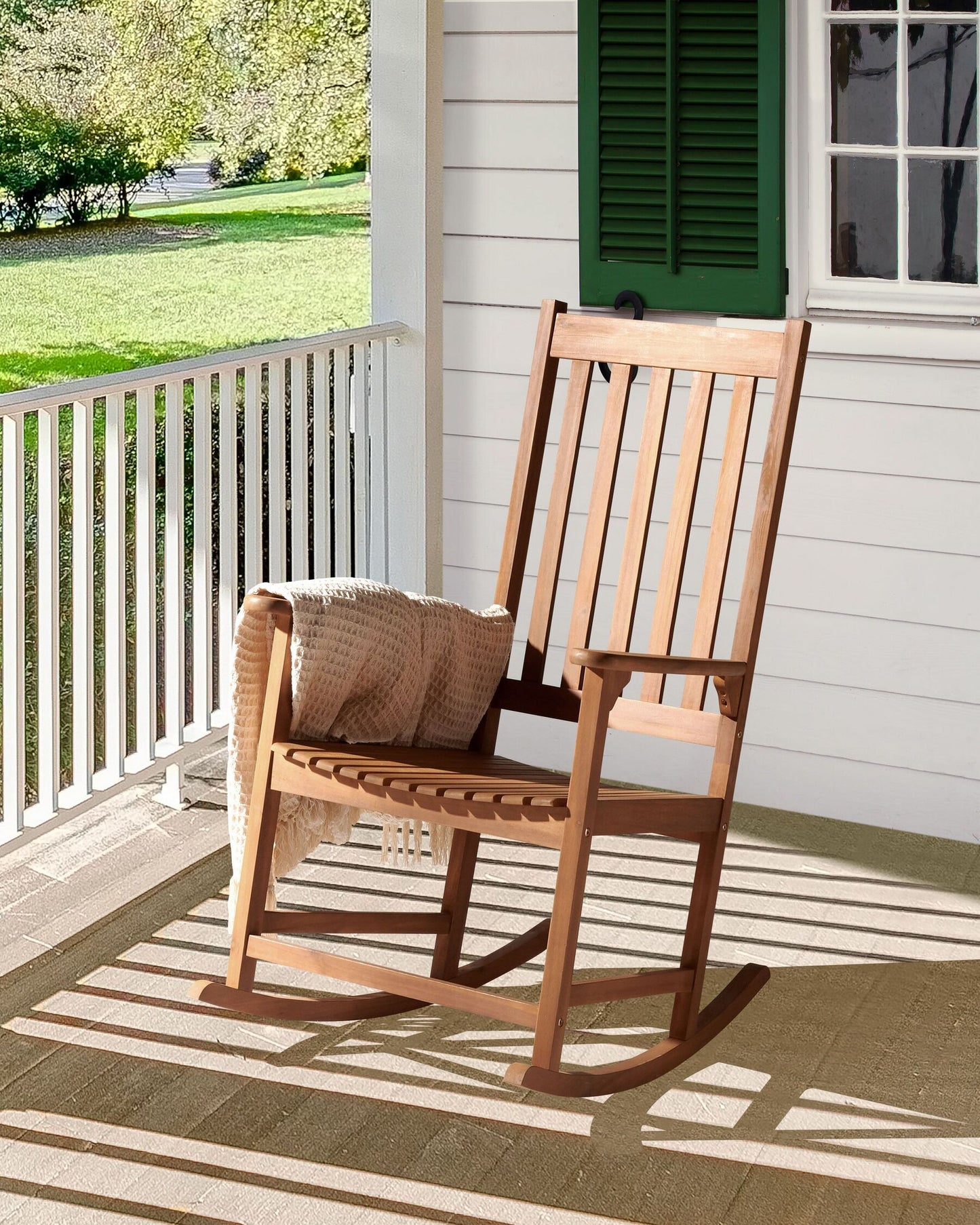 Rocking Chair BOJANO Acacia Wood Brown