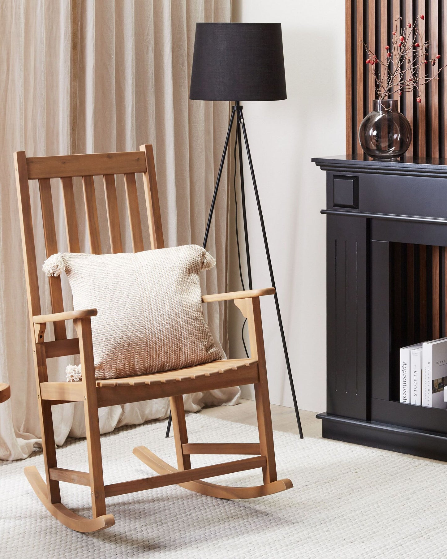 Rocking Chair BOJANO Acacia Wood Brown