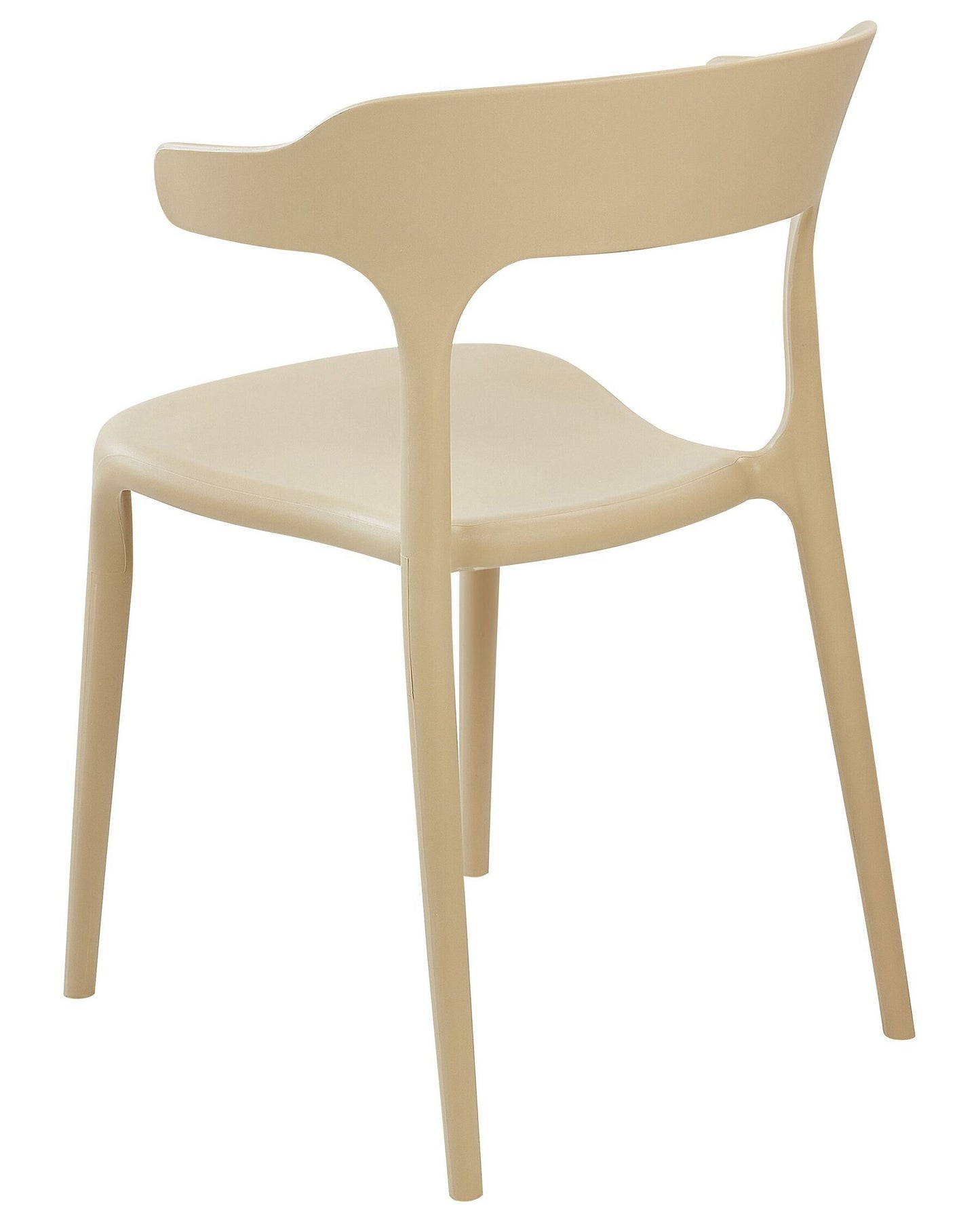 Set of 4 Garden Chairs GUBBIO Sand Beige