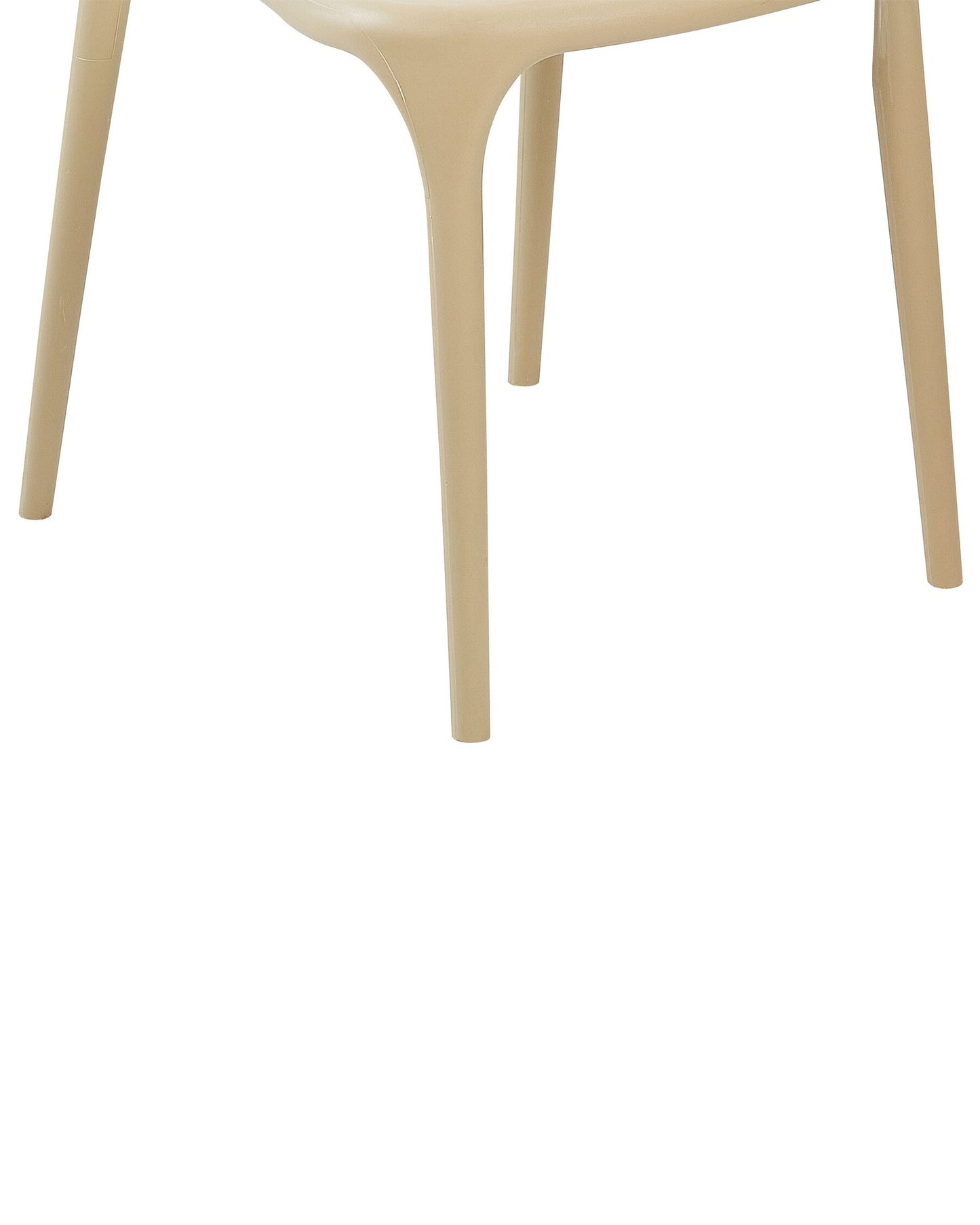 Set of 4 Garden Chairs GUBBIO Sand Beige