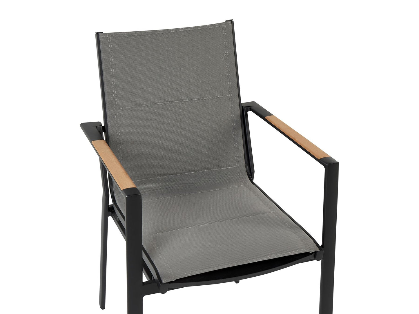 Garden Dining Set 4 Seater OLMETTO/BUSSETO Metal Black