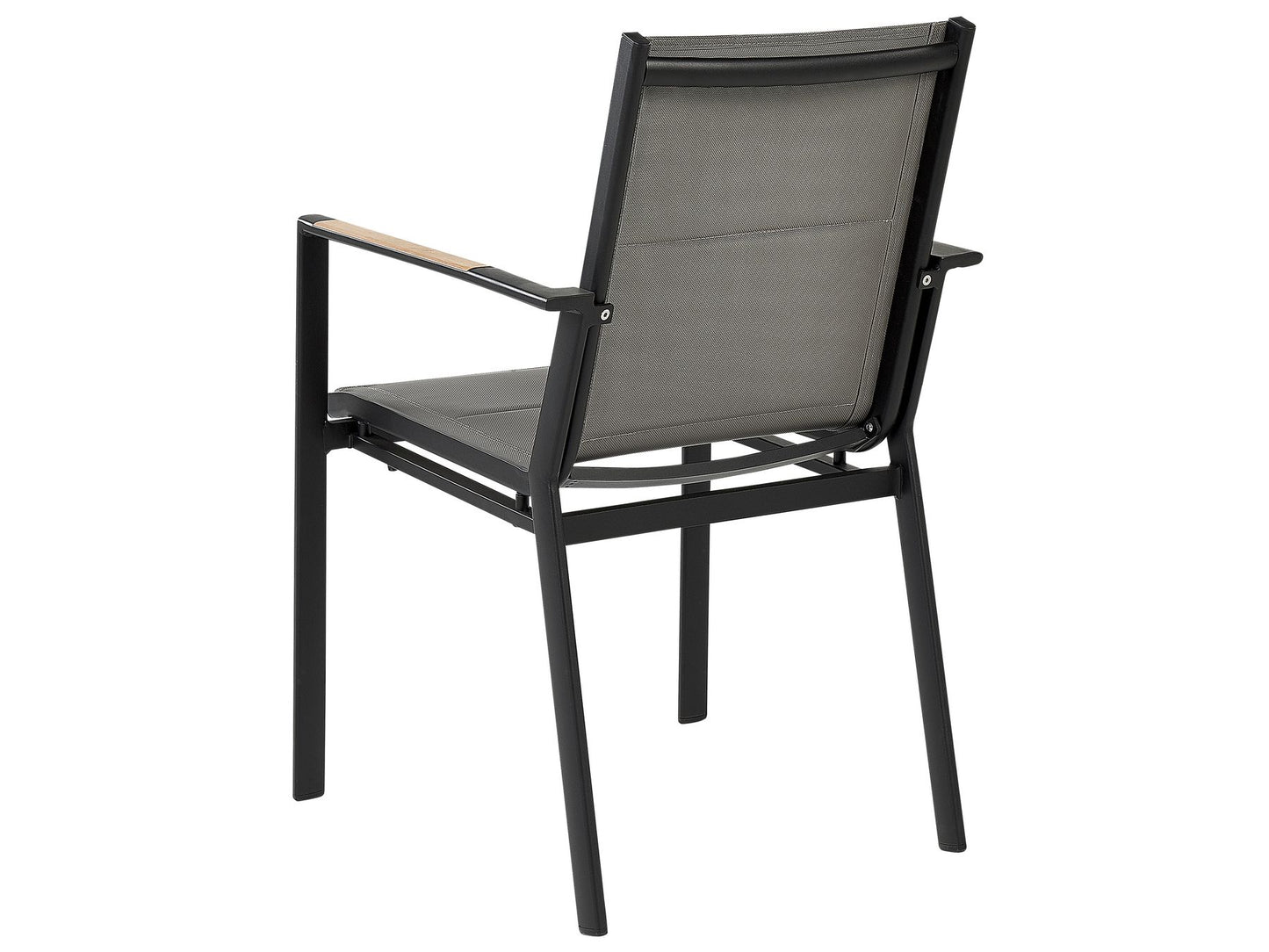 Garden Dining Set 6 Seater VALCANETTO/BUSSETO Metal Black