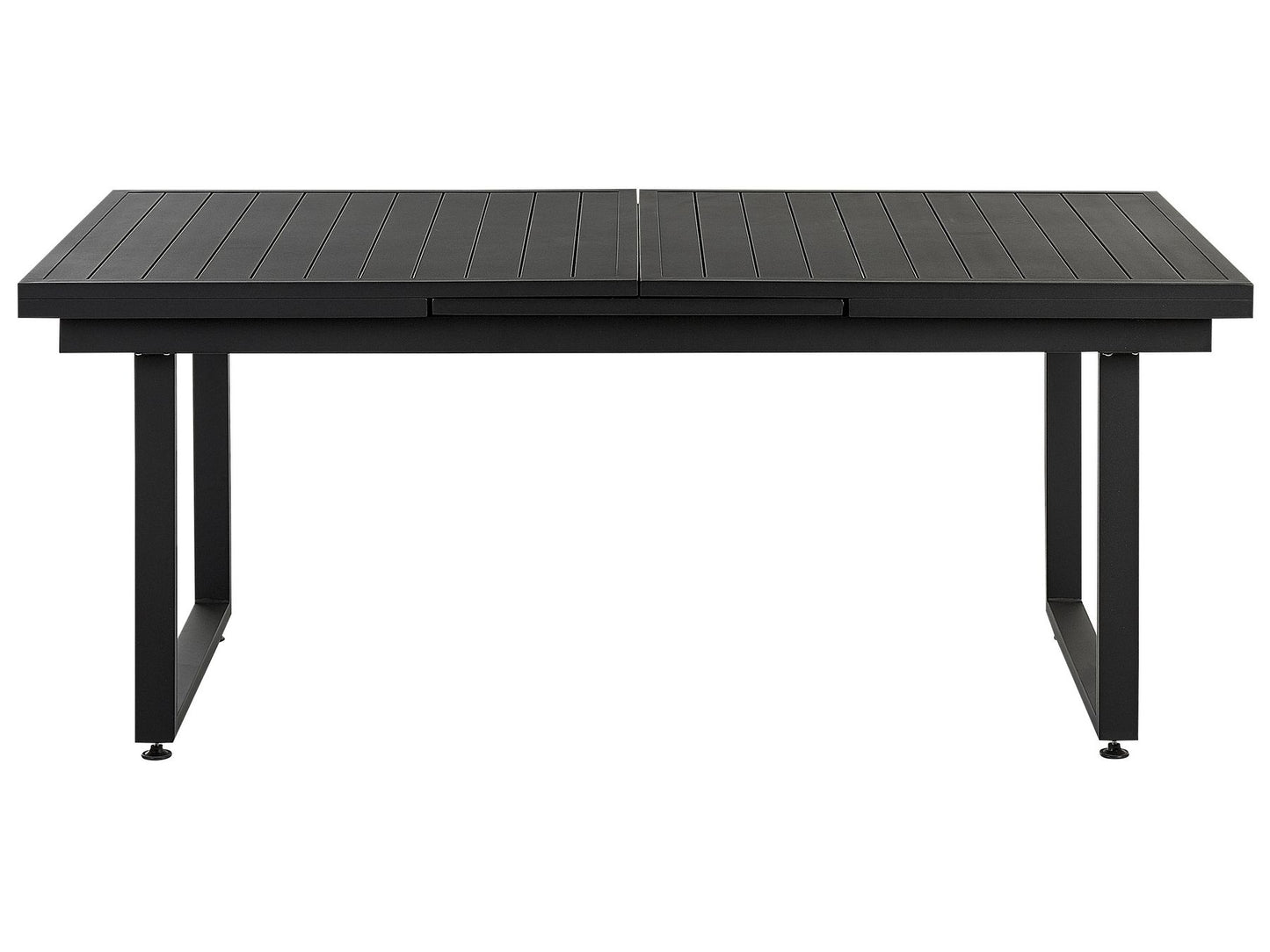 Garden Dining Set 8 Seater VALCANETTO/BUSSETO Metal Black