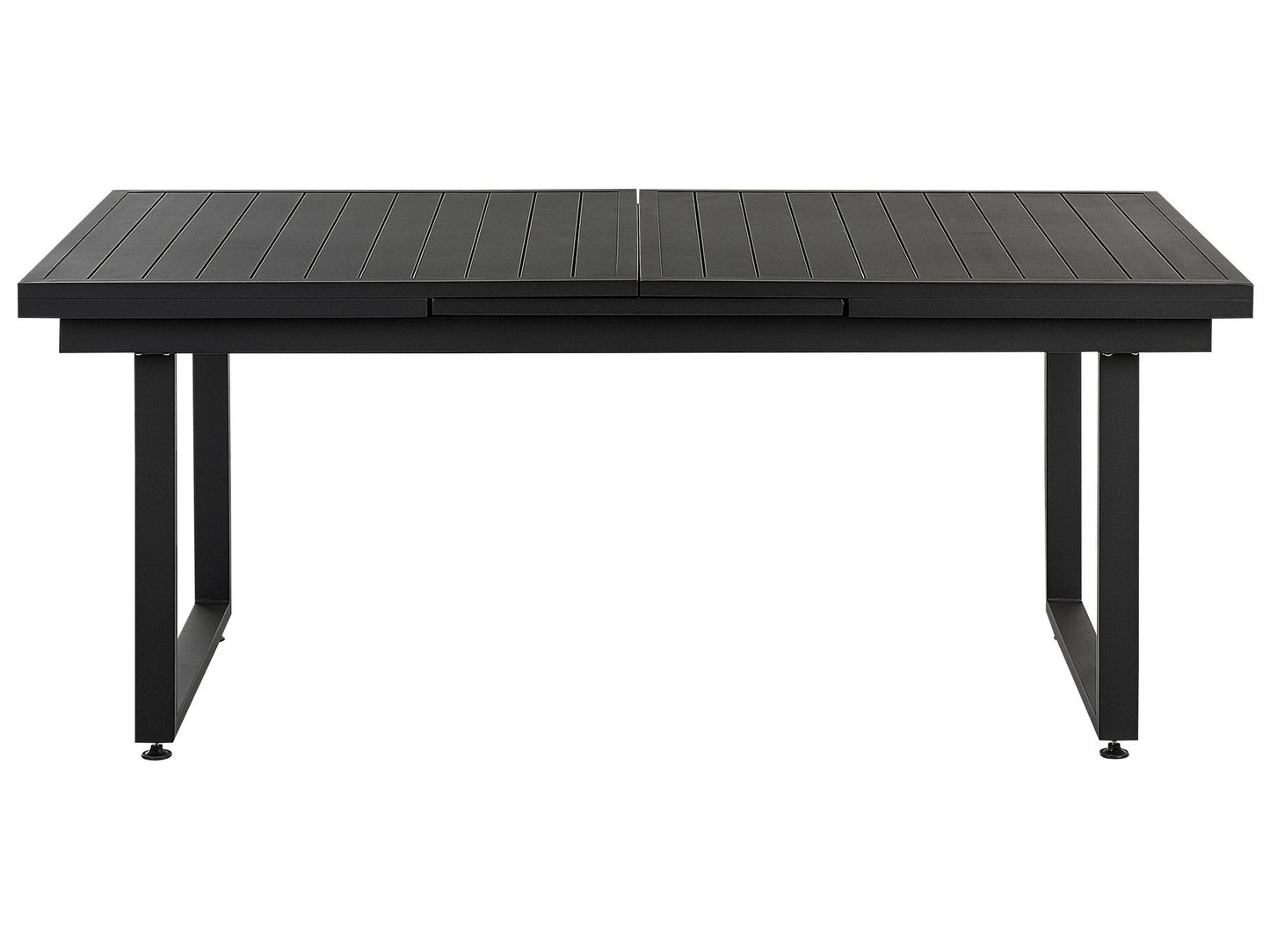 Garden Dining Set 8 Seater VALCANETTO/TAVIANO with Cushions Metal Black