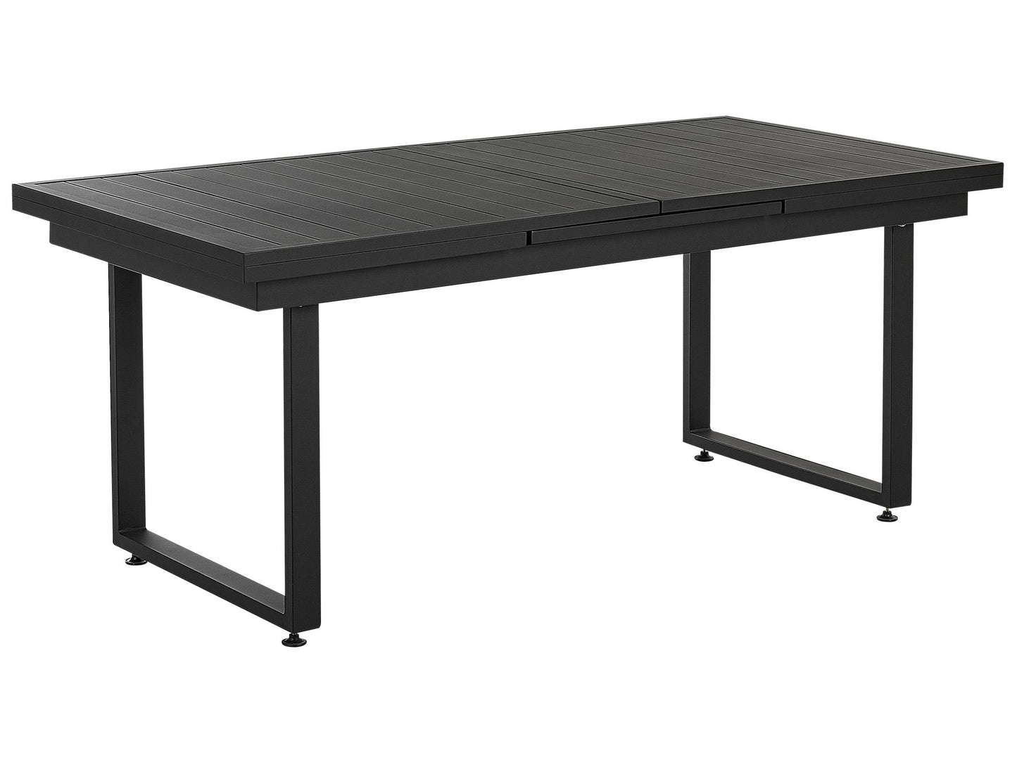 Garden Dining Set 8 Seater VALCANETTO/TAVIANO with Cushions Metal Black
