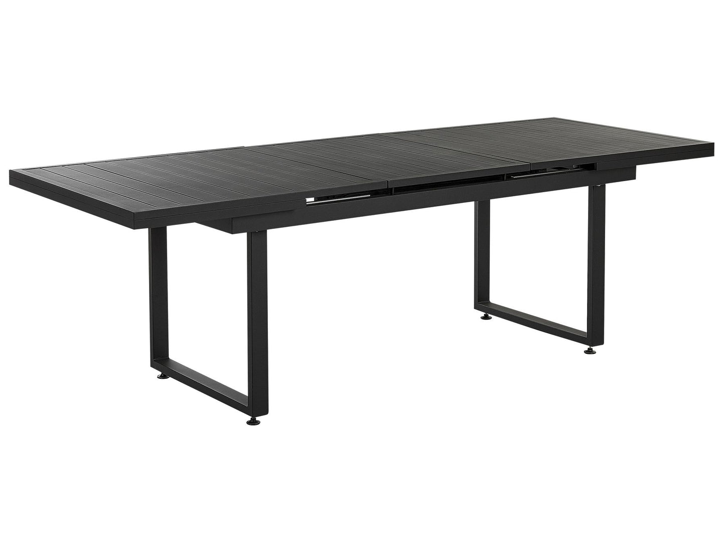 Garden Dining Set 8 Seater VALCANETTO/TAVIANO with Cushions Metal Black