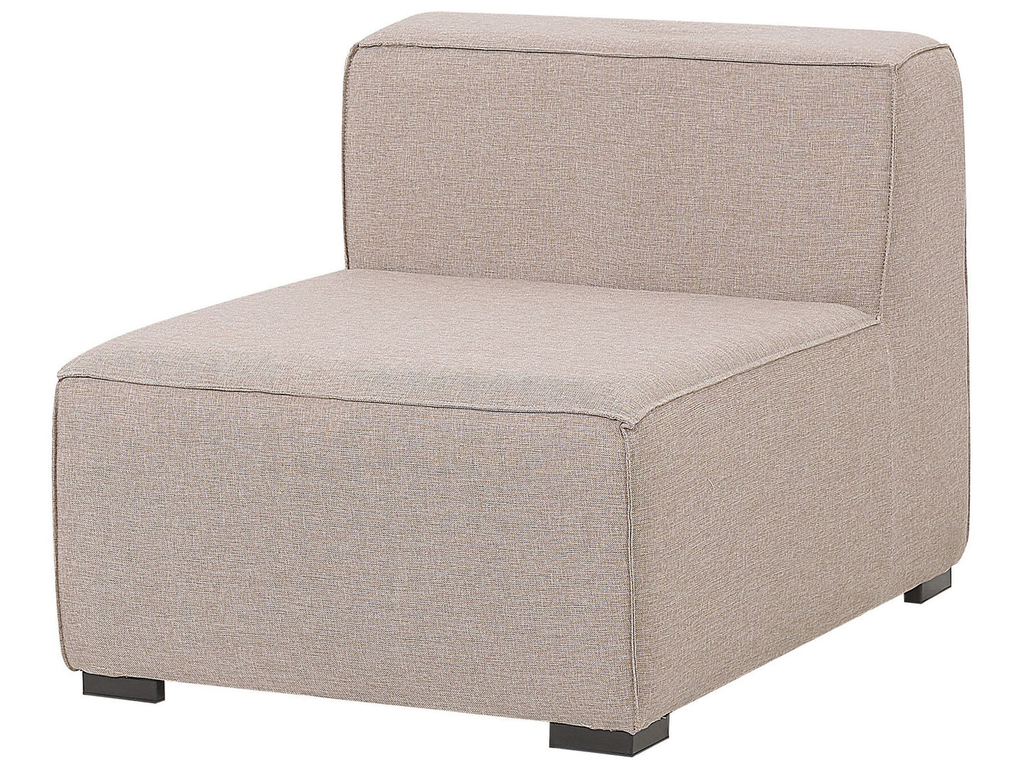 Garden Sofa with Ottoman 4 Seater AREZZO Modular Beige
